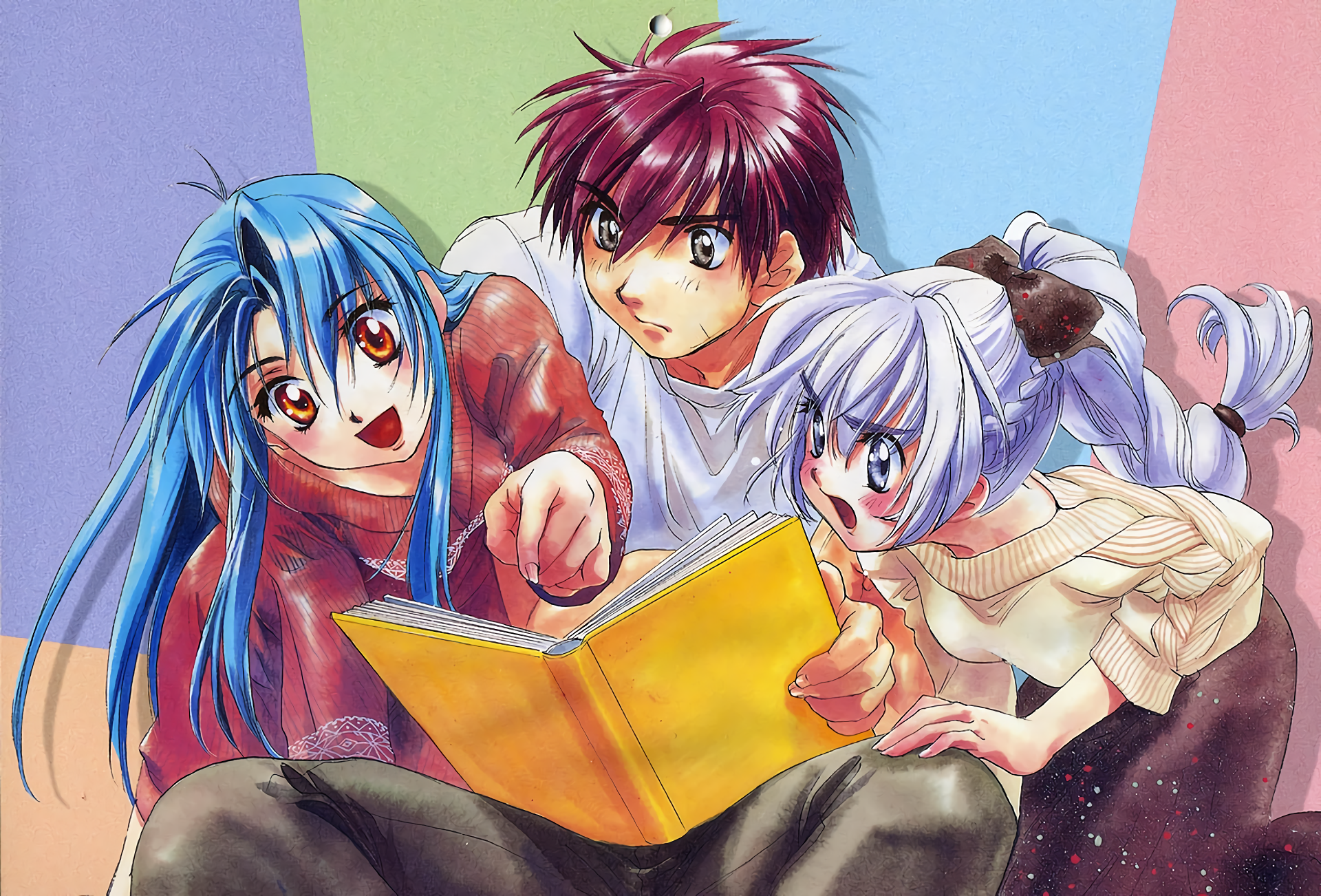 Full Metal Panic Sousuke Sagara Chidori Kaname Teletha Tessa Testarossa Manga 1920x1302