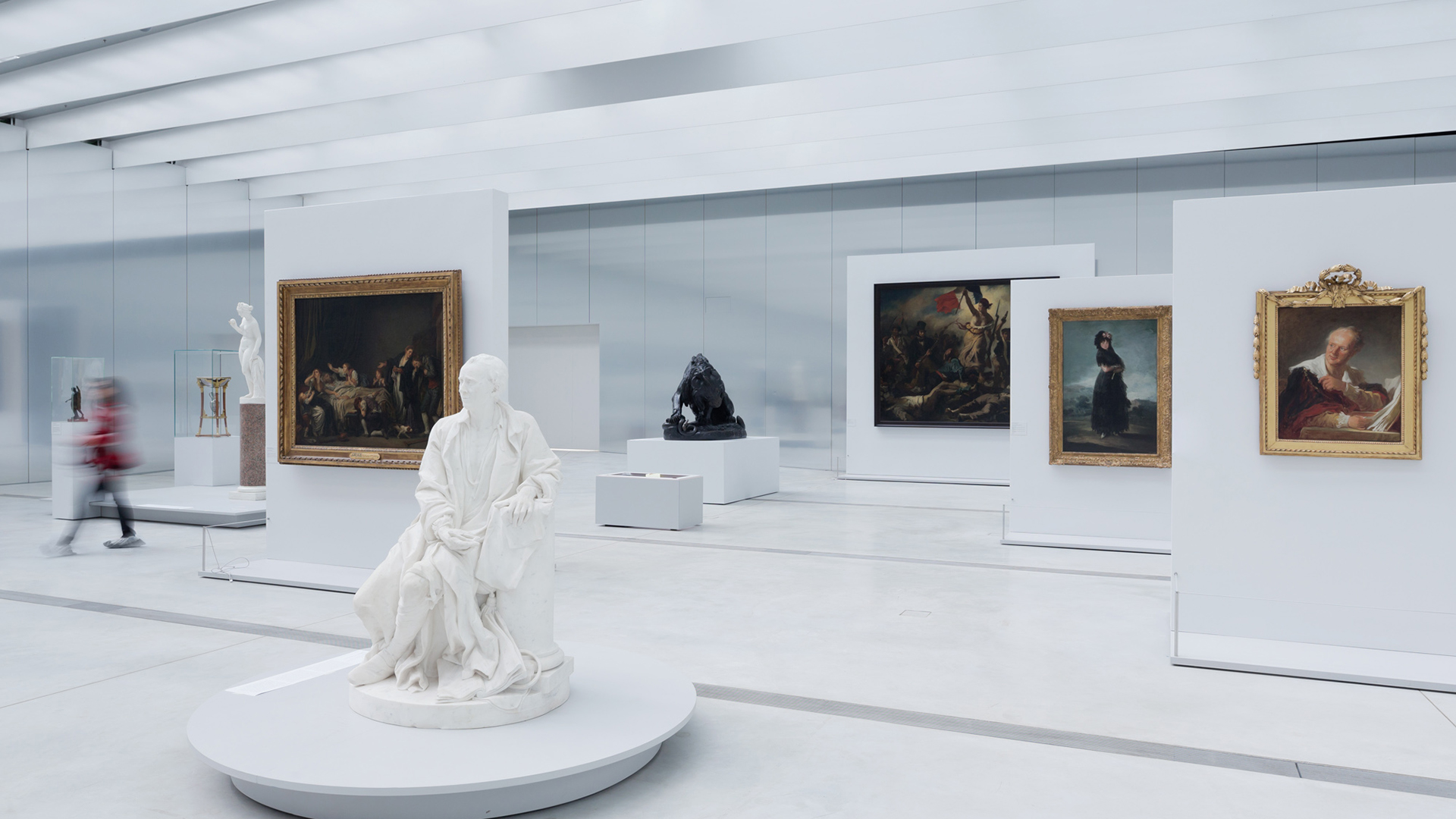 Louvre Picture Marble Statue Museum 1920x1080