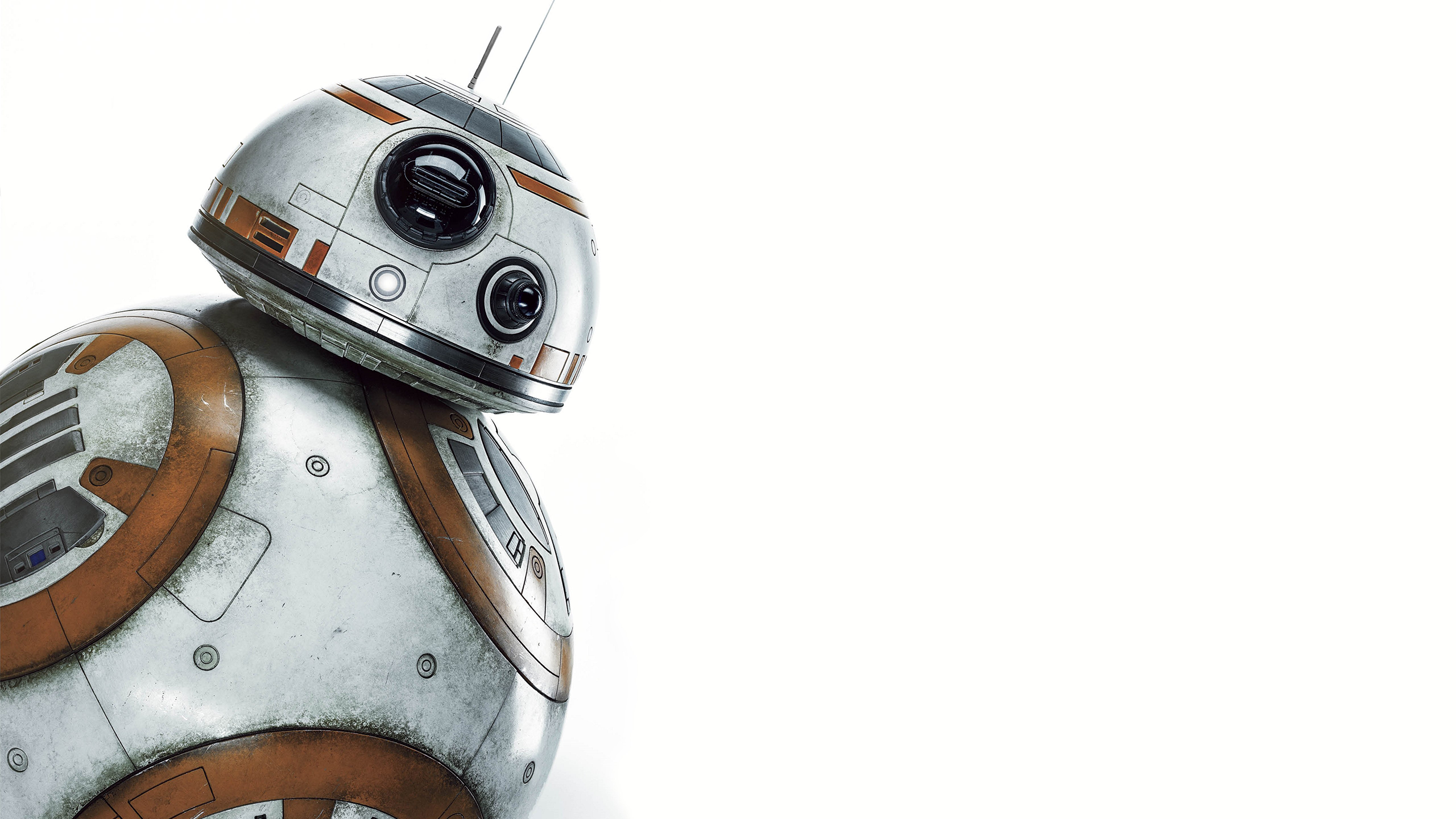 Star Wars The Force Awakens Star Wars Robot BB 8 Simple Background Star Wars Droids White Background 2560x1440