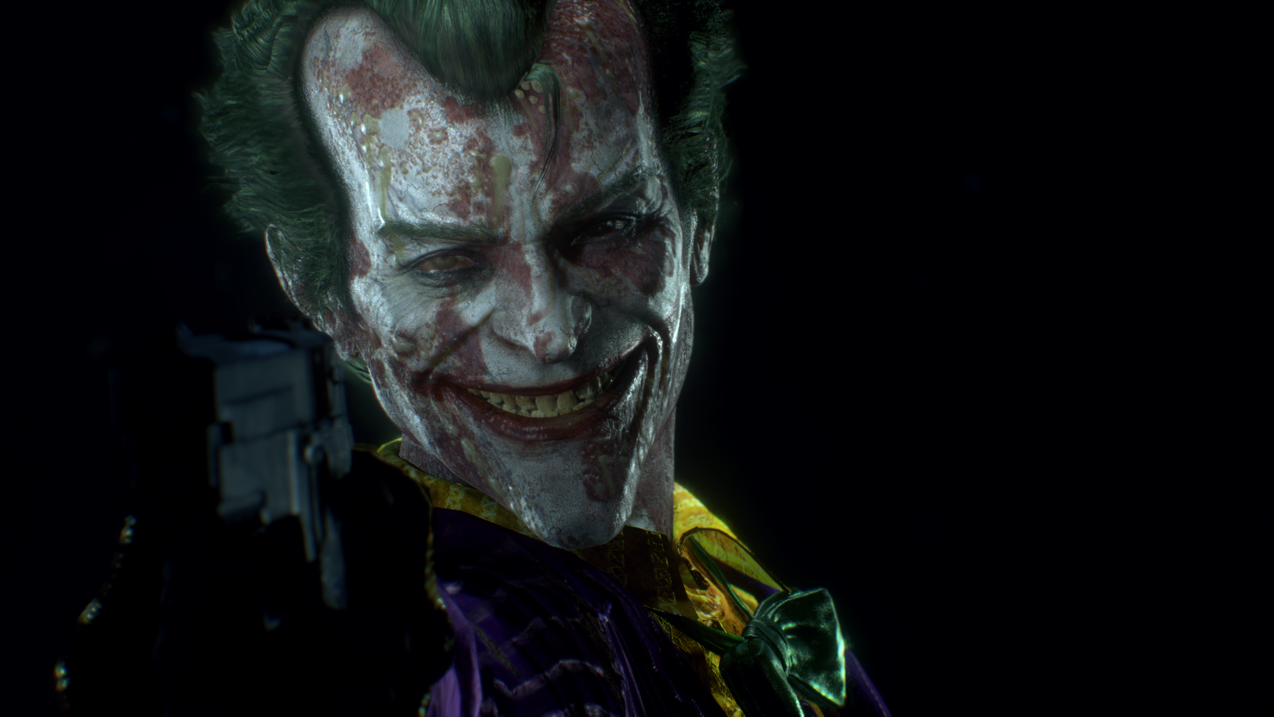 Joker Batman Arkham Knight Warner Brothers Rocksteady Studios Video Games 2560x1440