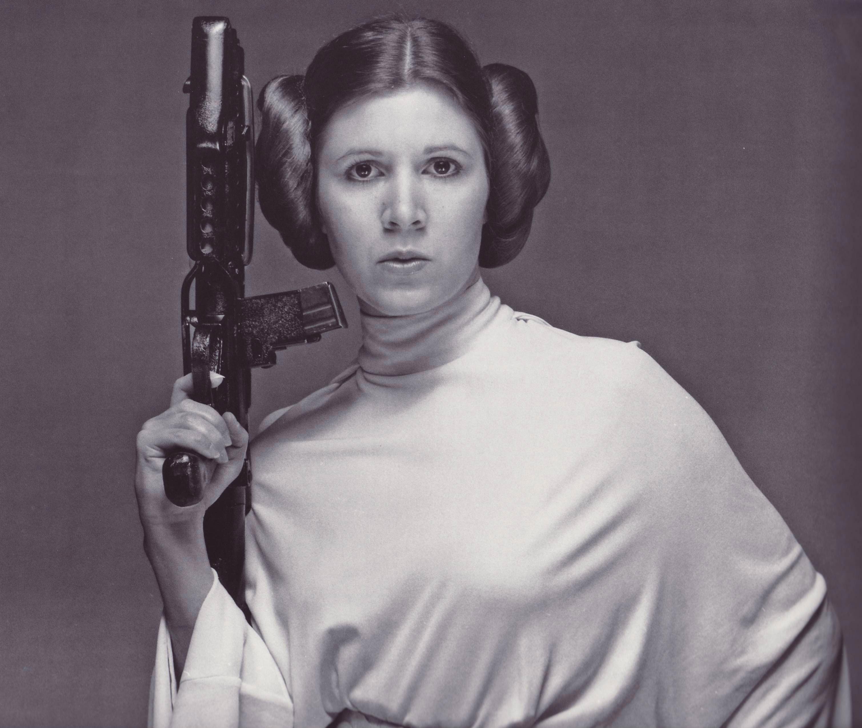 Princess Leia Carrie Fisher 3018x2551