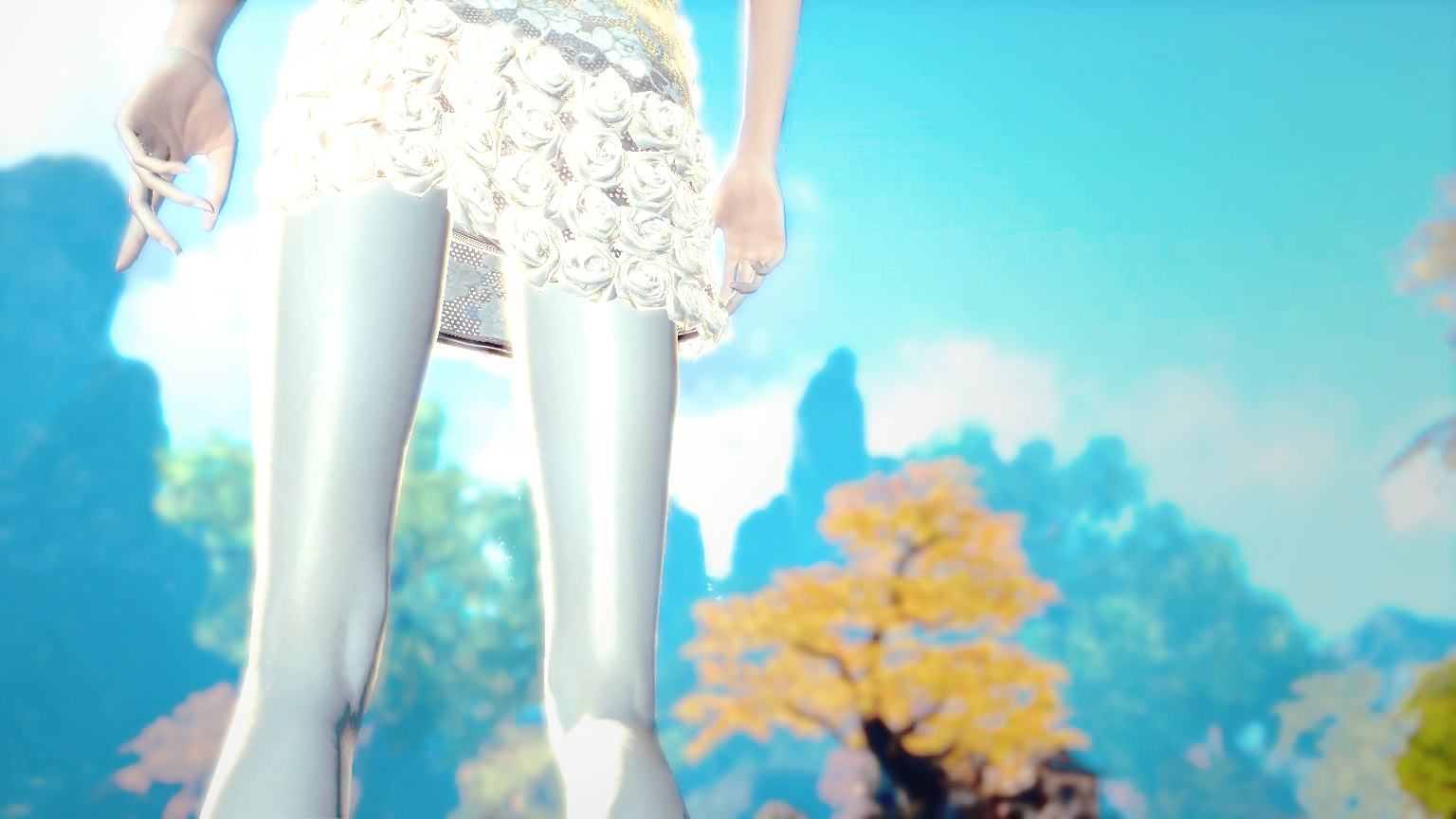 Video Games Blade Soul Legs Cyan Bright 1536x864