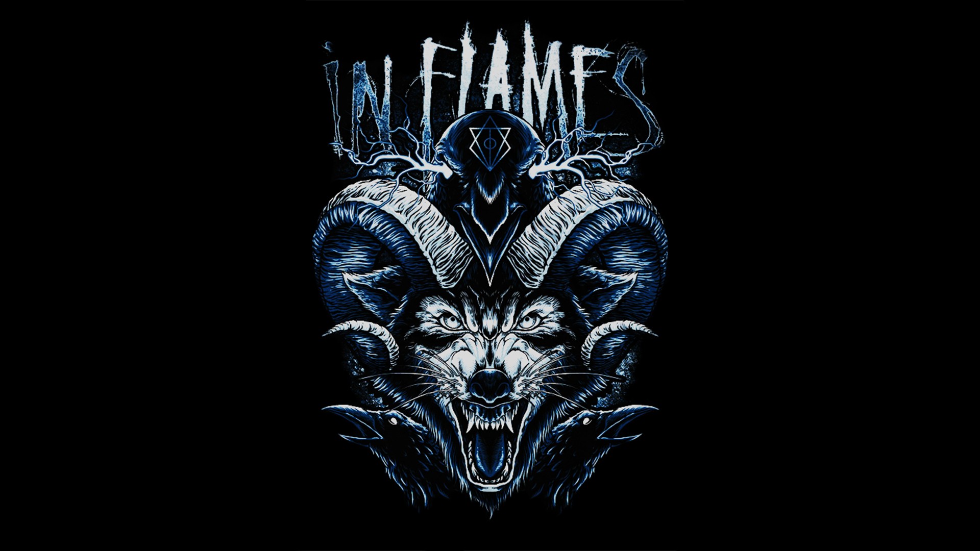 In Flames Wolf Raven Jesterhead Metal Music Rock Music Rock Bands Metal Band Melodic Death Metal Hea 1920x1080