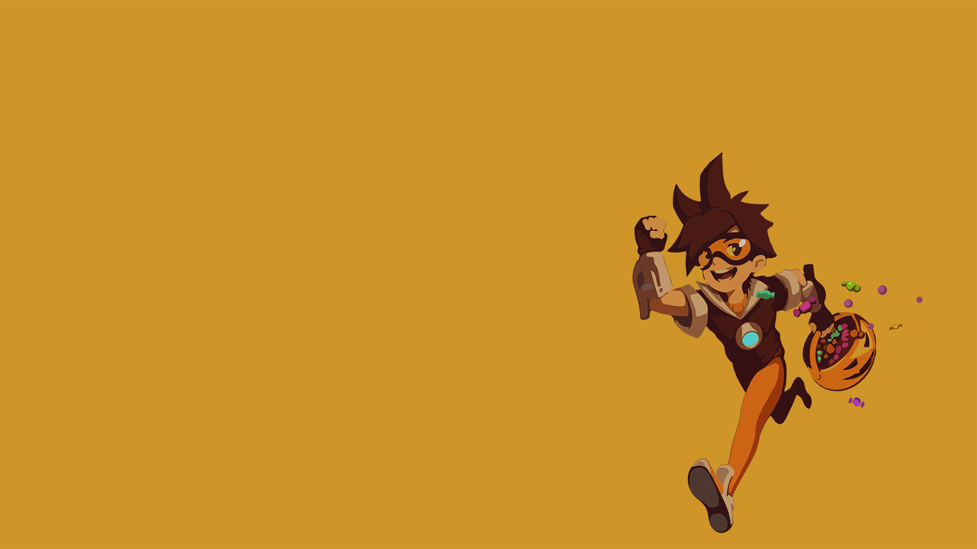 Overwatch Tracer Yellow 1920x1080