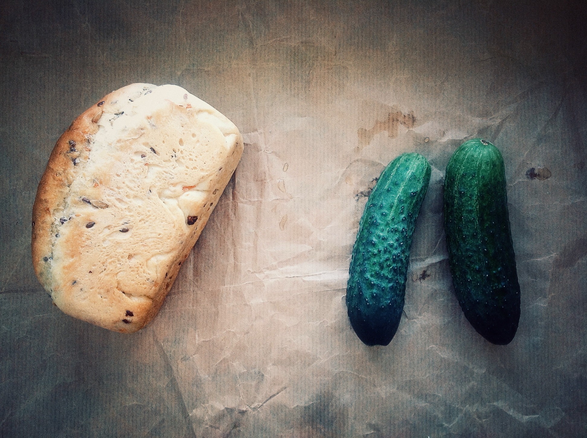 Cucumbers Bread Food 1944x1452
