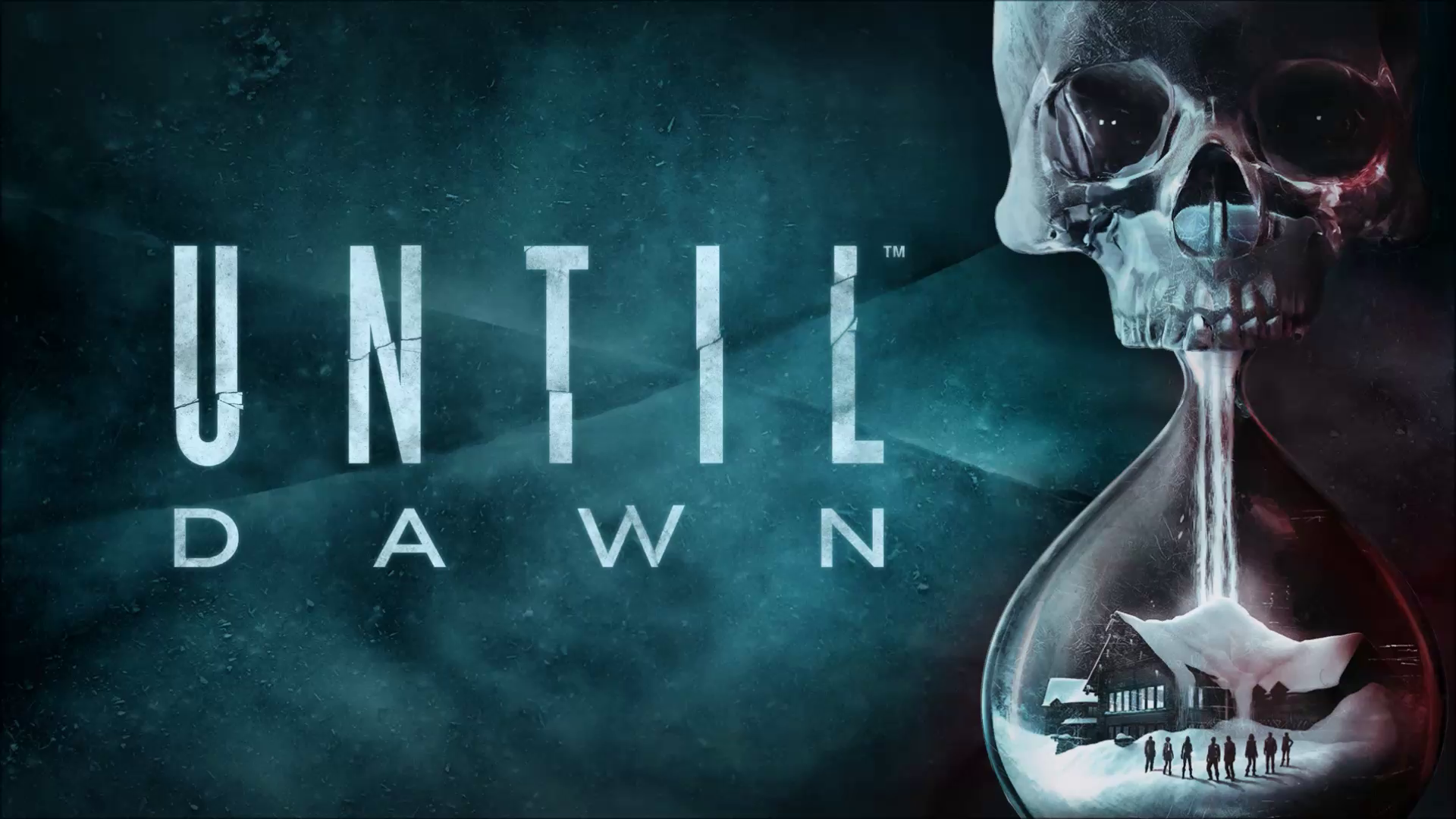 Until Dawn Computer Game Skull Hourglasses 1920x1080