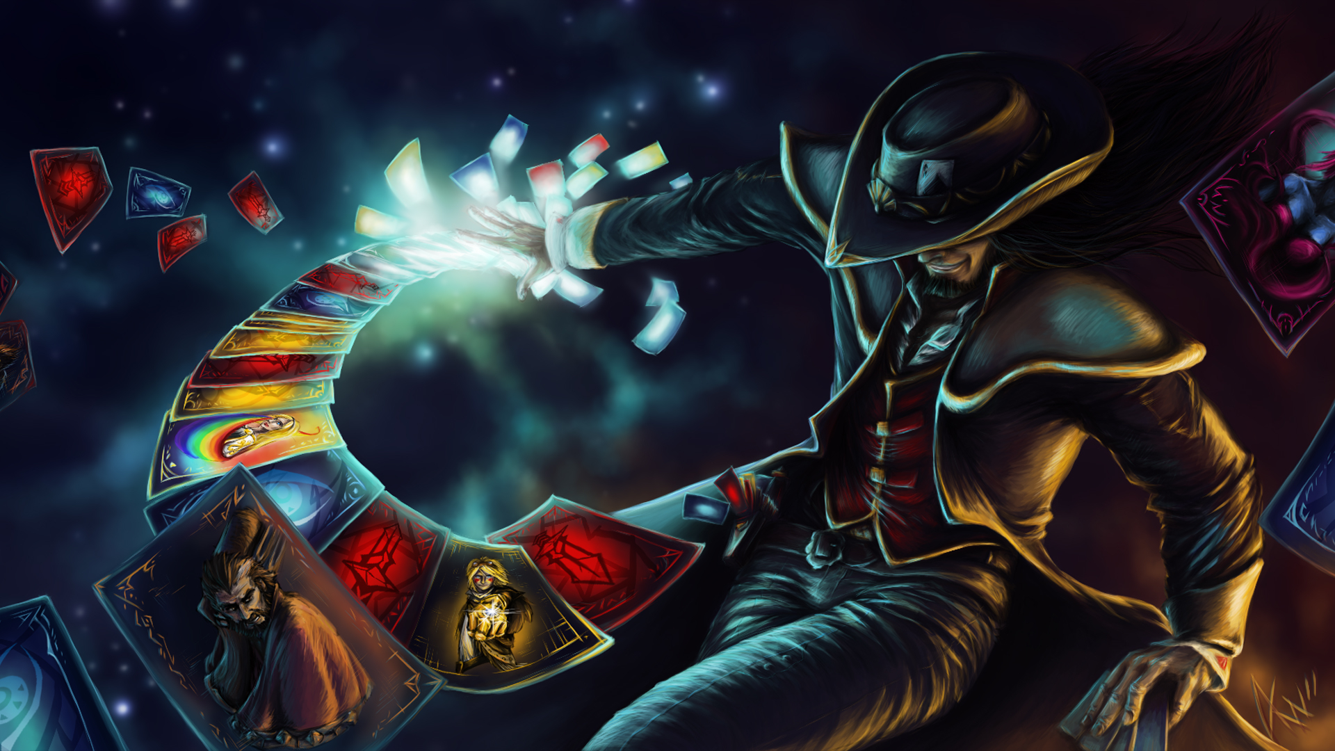 Twisted Fate League Of Legends 1920x1080