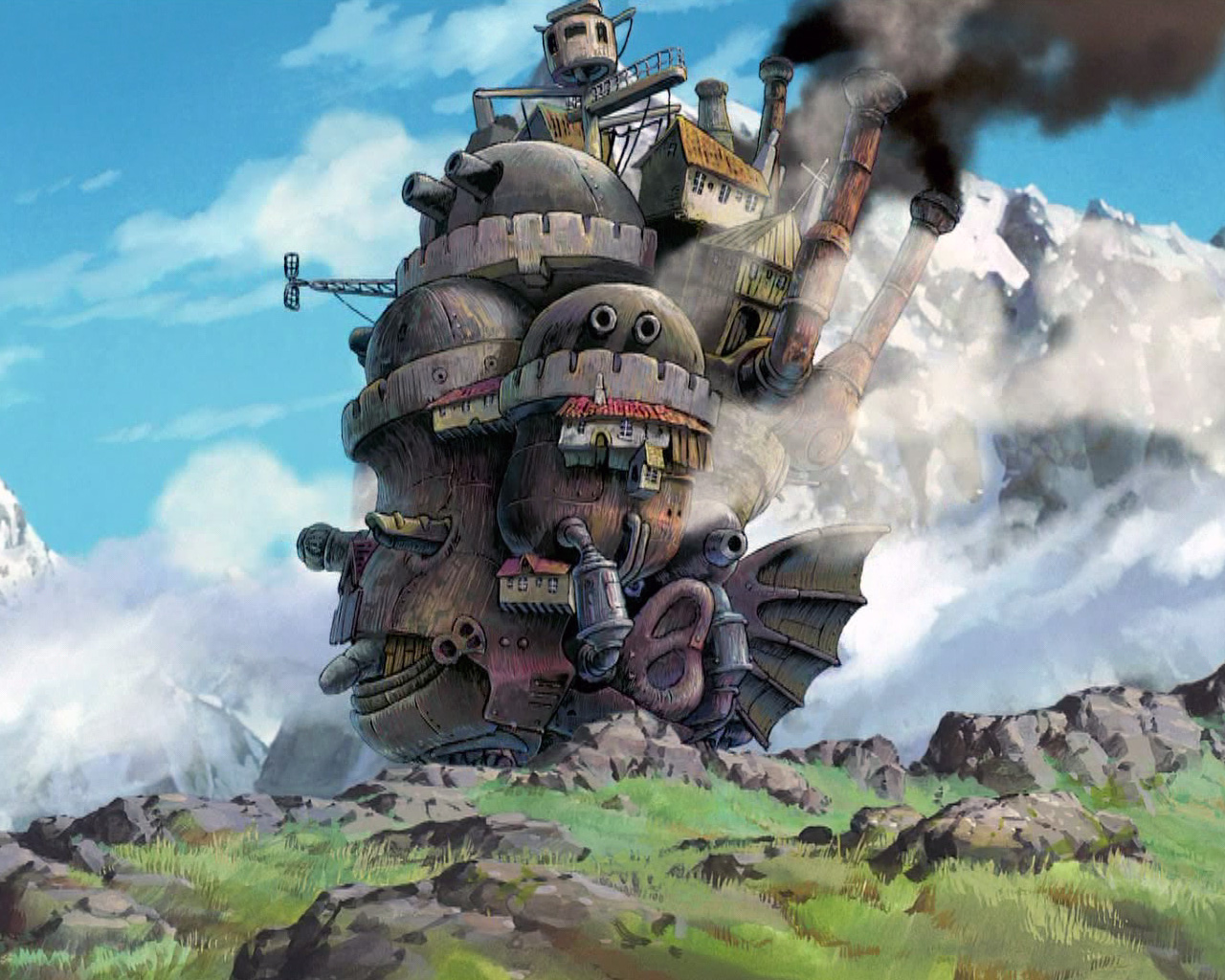 Anime Howls Moving Castle 1280x1024