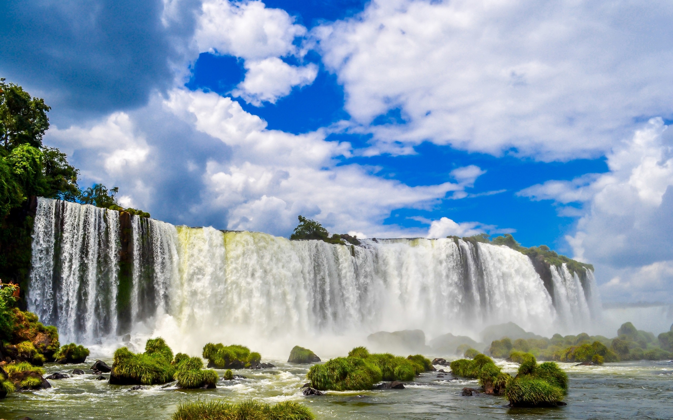 Earth Nature Waterfall Iguazu Falls Cloud 2560x1600