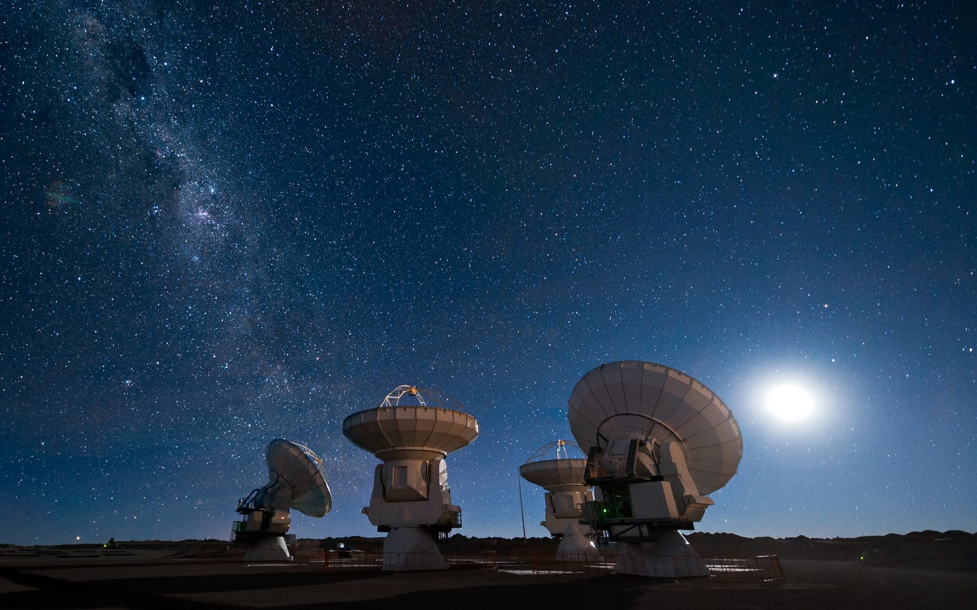 Milky Way Space Stars Observatory 1920x1200
