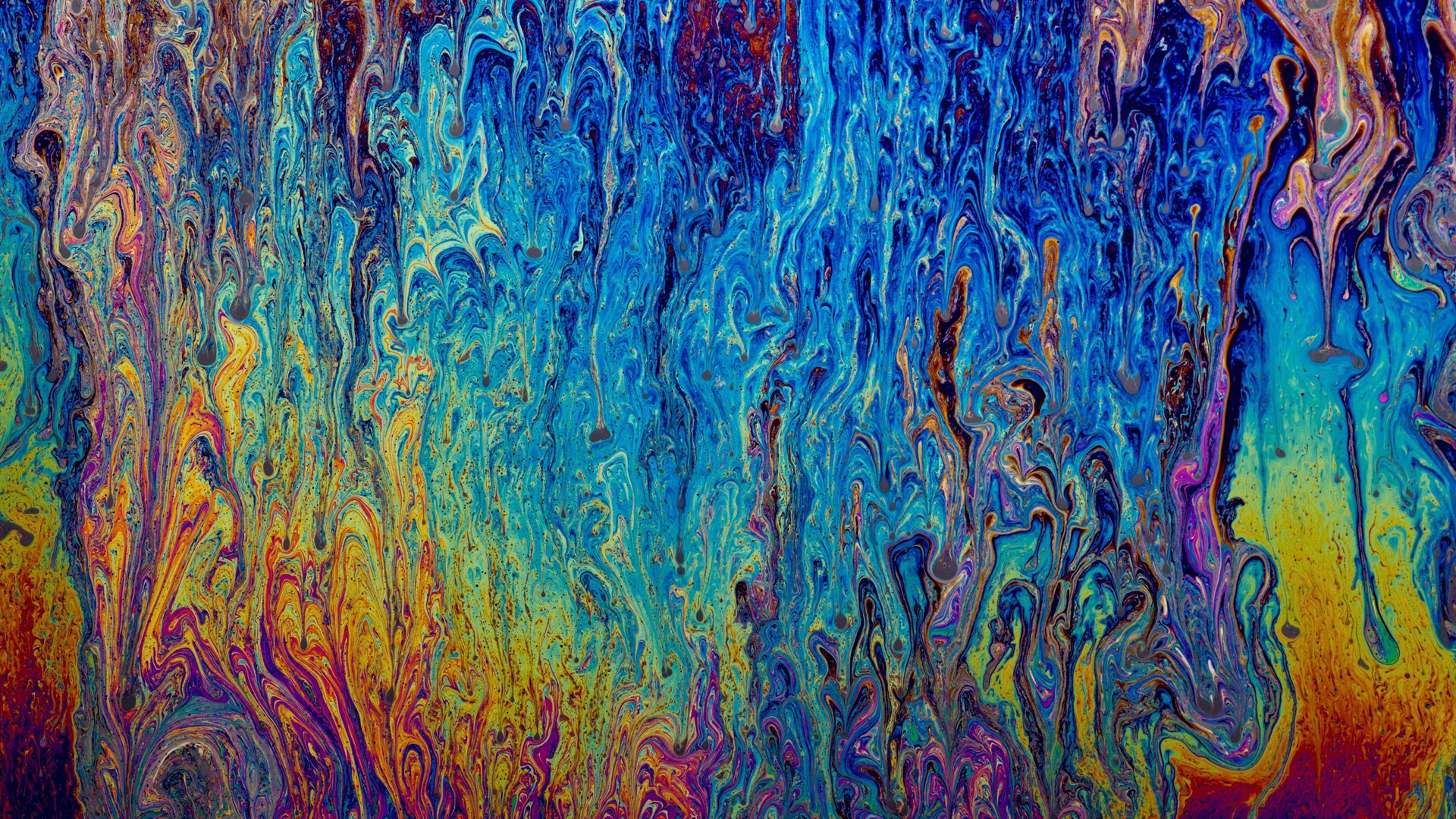 Macro Soap Colorful Abstract 1920x1080