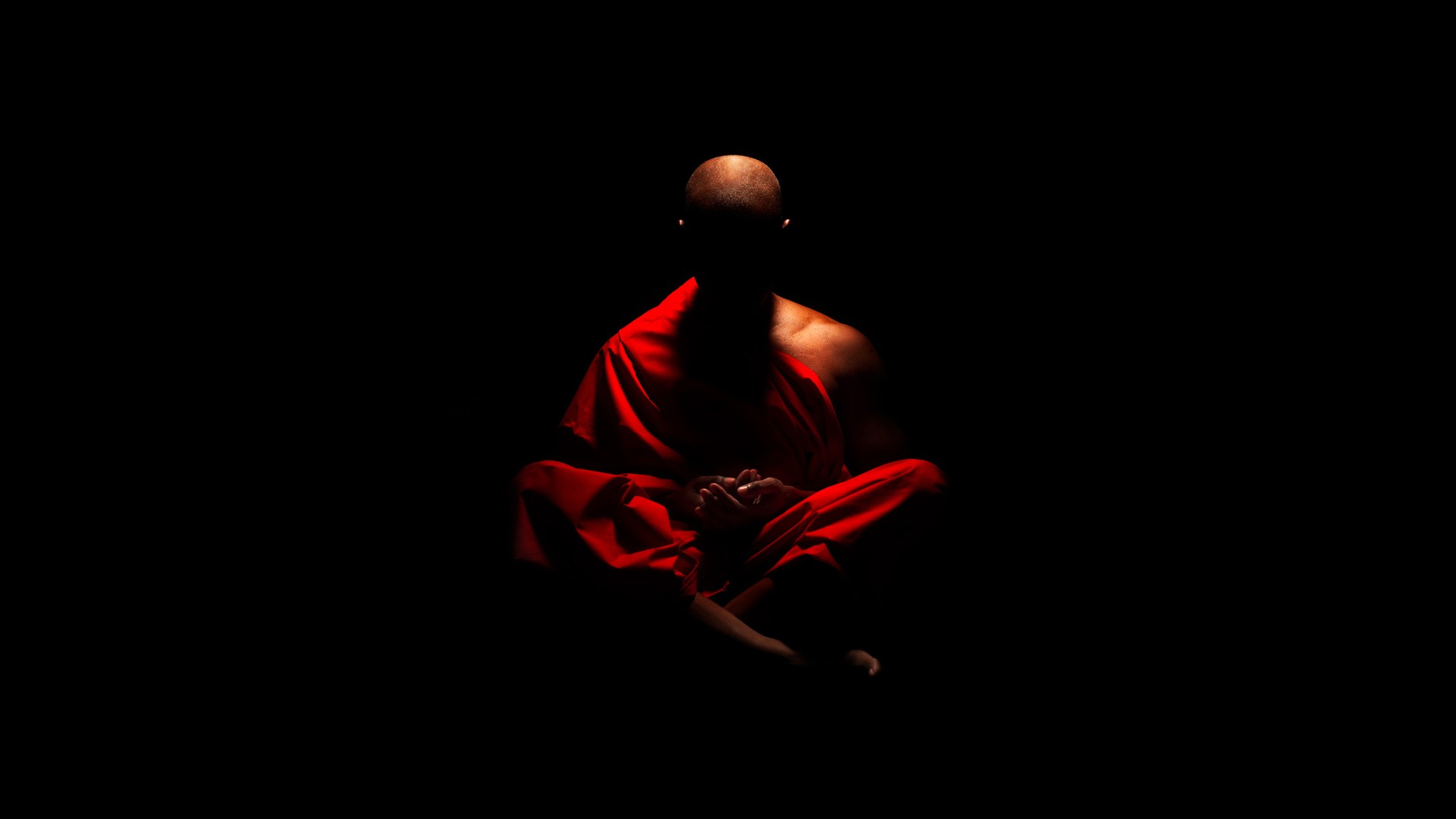 Men Meditation Monks 1920x1080
