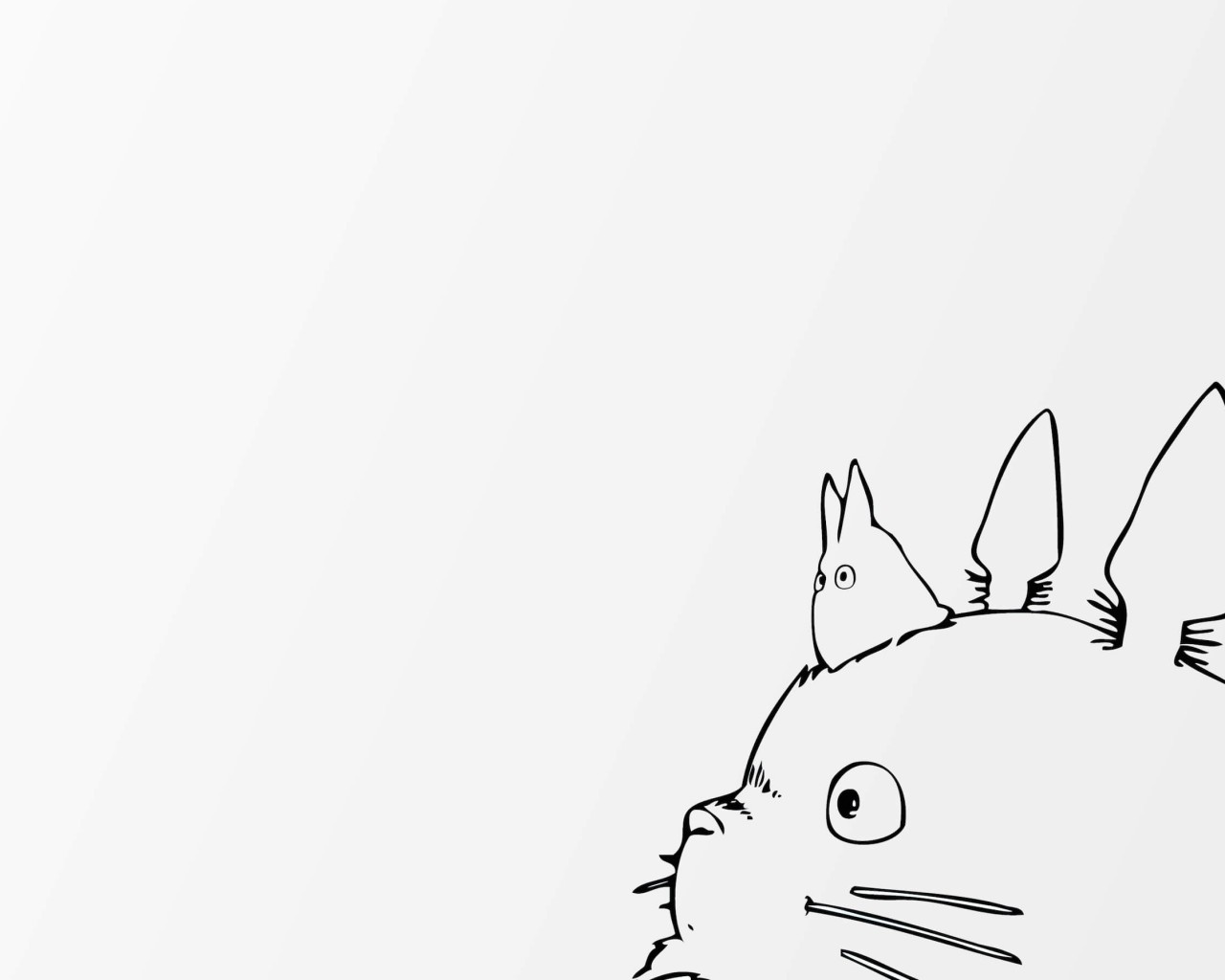 My Neighbor Totoro Totoro Studio Ghibli Anime 1280x1024