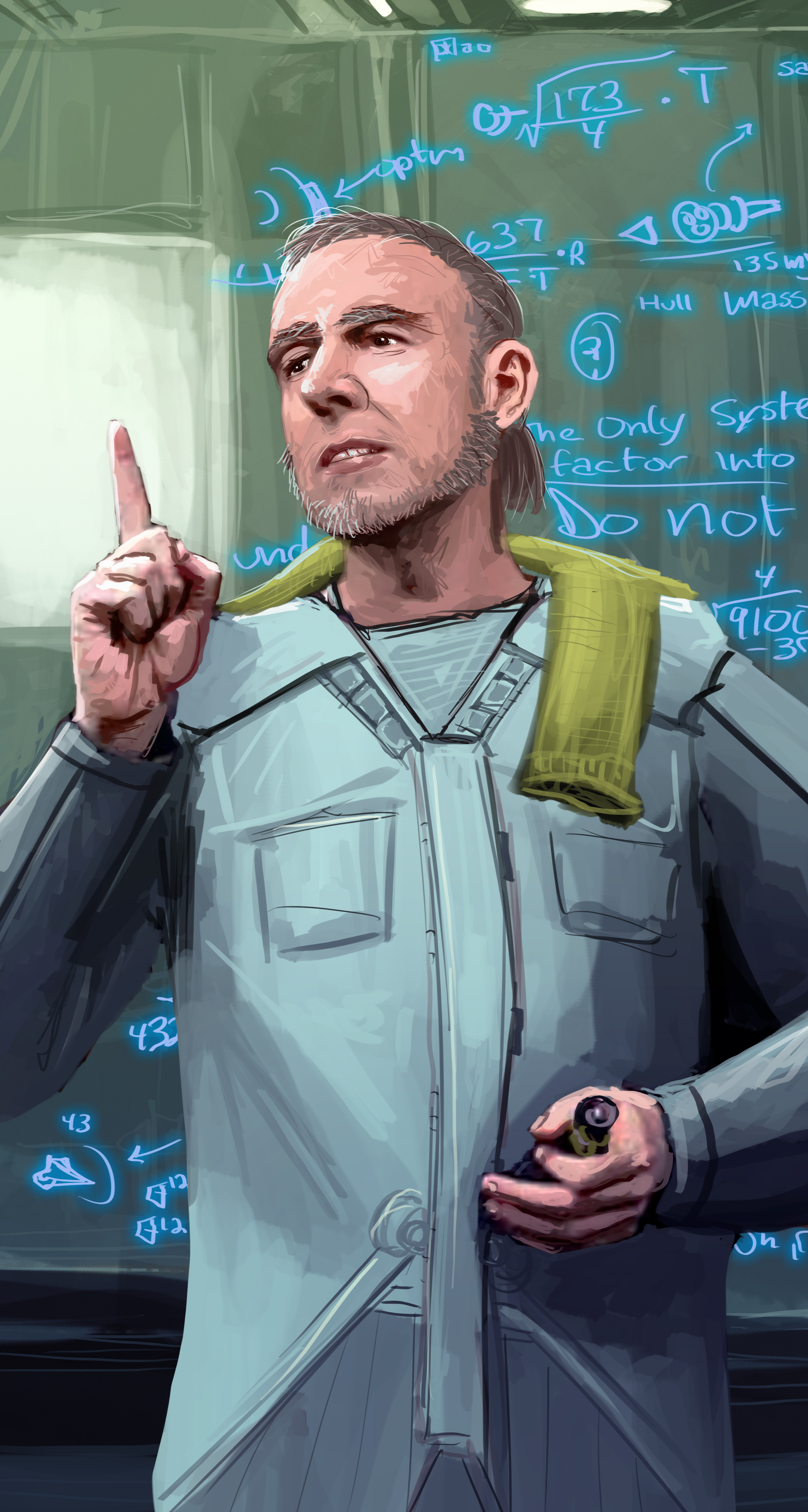 Kev Art Elite Dangerous Commander Teachers 3045x5697