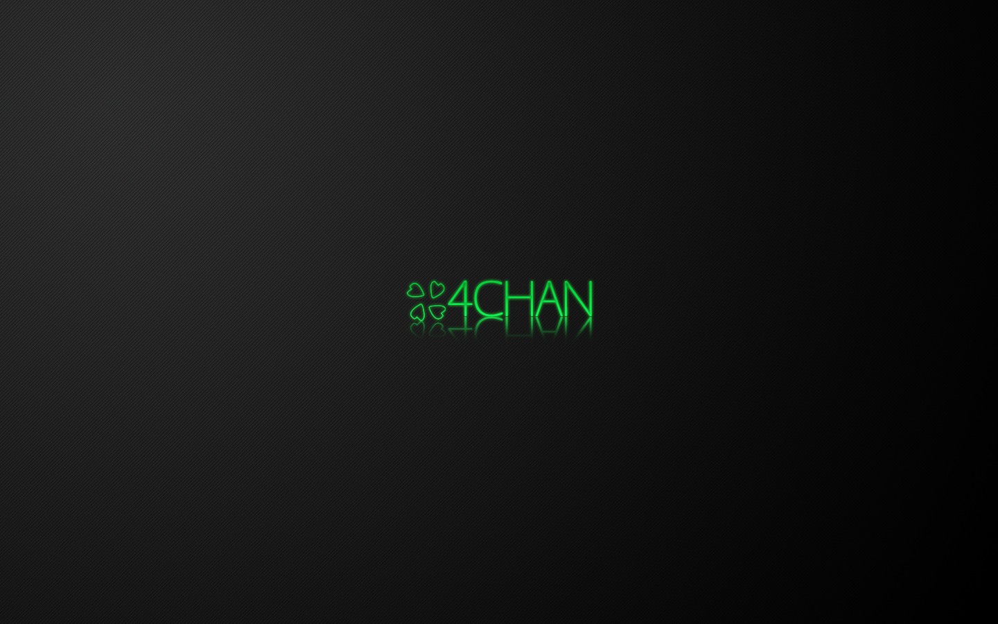 4chan Minimalism Green Black 1440x900