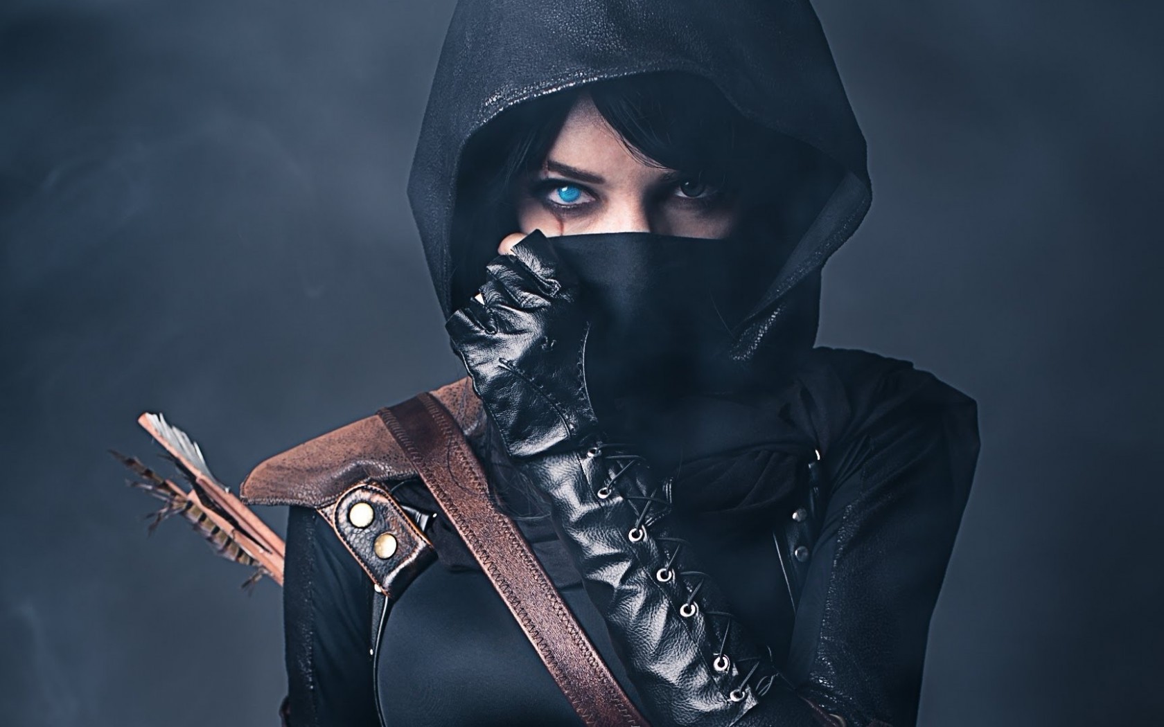 Ninjas Women Arrows Cosplay Thief Genderswap Lyz Brickley 1680x1050