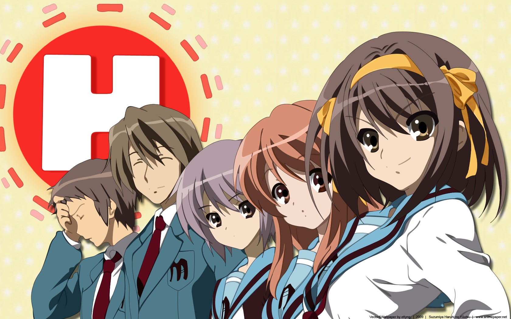 The Melancholy Of Haruhi Suzumiya Suzumiya Haruhi Asahina Mikuru Nagato Yuki Kyon Koizumi Itsuki 1680x1050