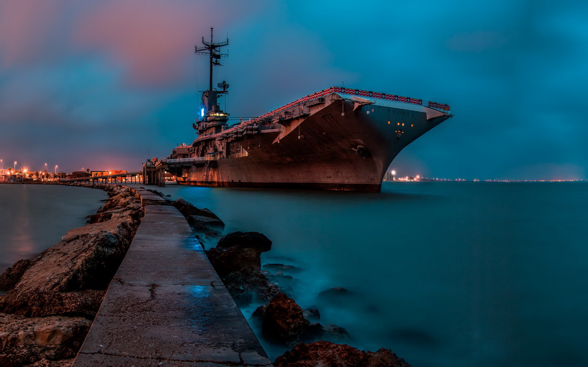 USS Lexington CV 16 Aircraft Carrier Warship 1920x1200