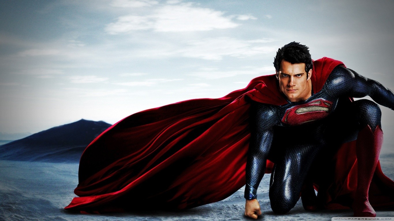 Superman Henry Cavill Man Of Steel Movies 1366x768