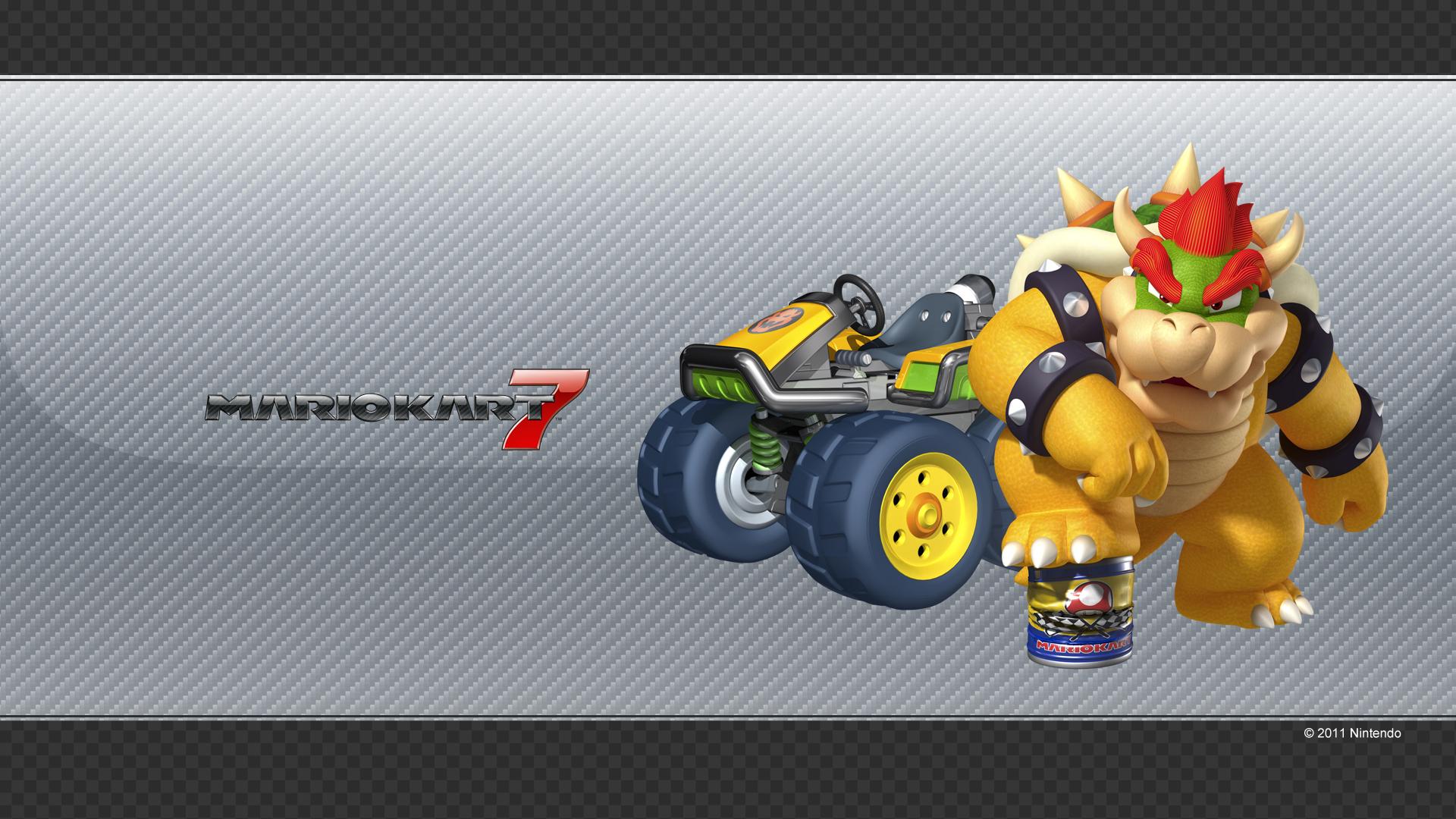 Bowser Mario Kart 7 Nintendo Mario Kart Video Games 1920x1080