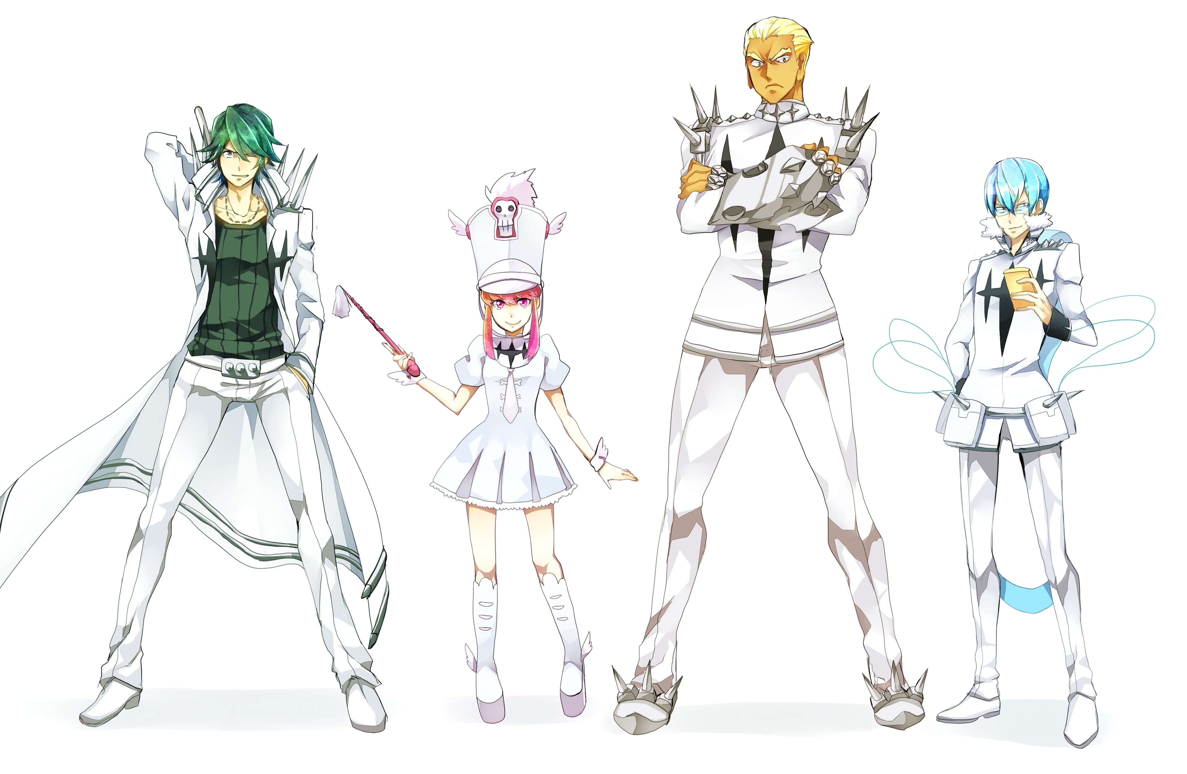 Kill La Kill Harime Nui Anime Boys White Background Anime Girls Anime 3967x2587
