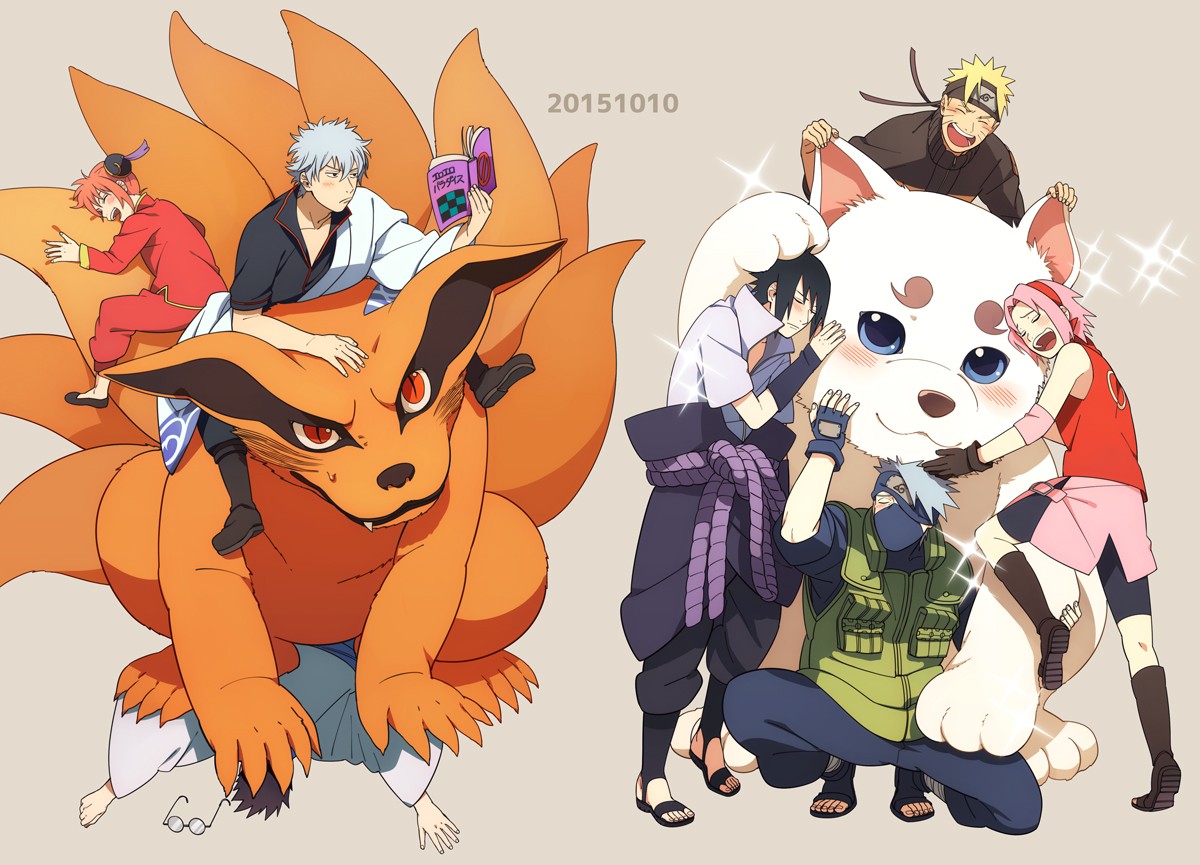 Manga Anime Naruto Shippuuden Gintama Uzumaki Naruto Uchiha Sasuke Hatake Kakashi Haruno Sakura Cros 1200x865