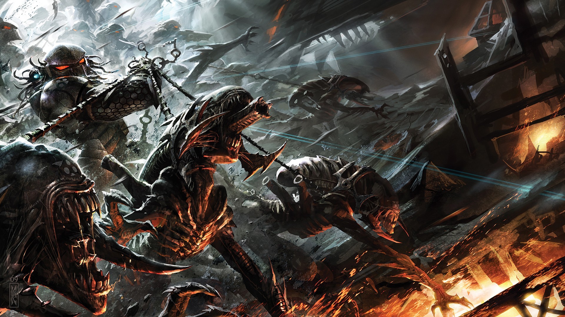 Science Fiction Xenomorph Predator Movie Alien Vs Predator 1920x1080