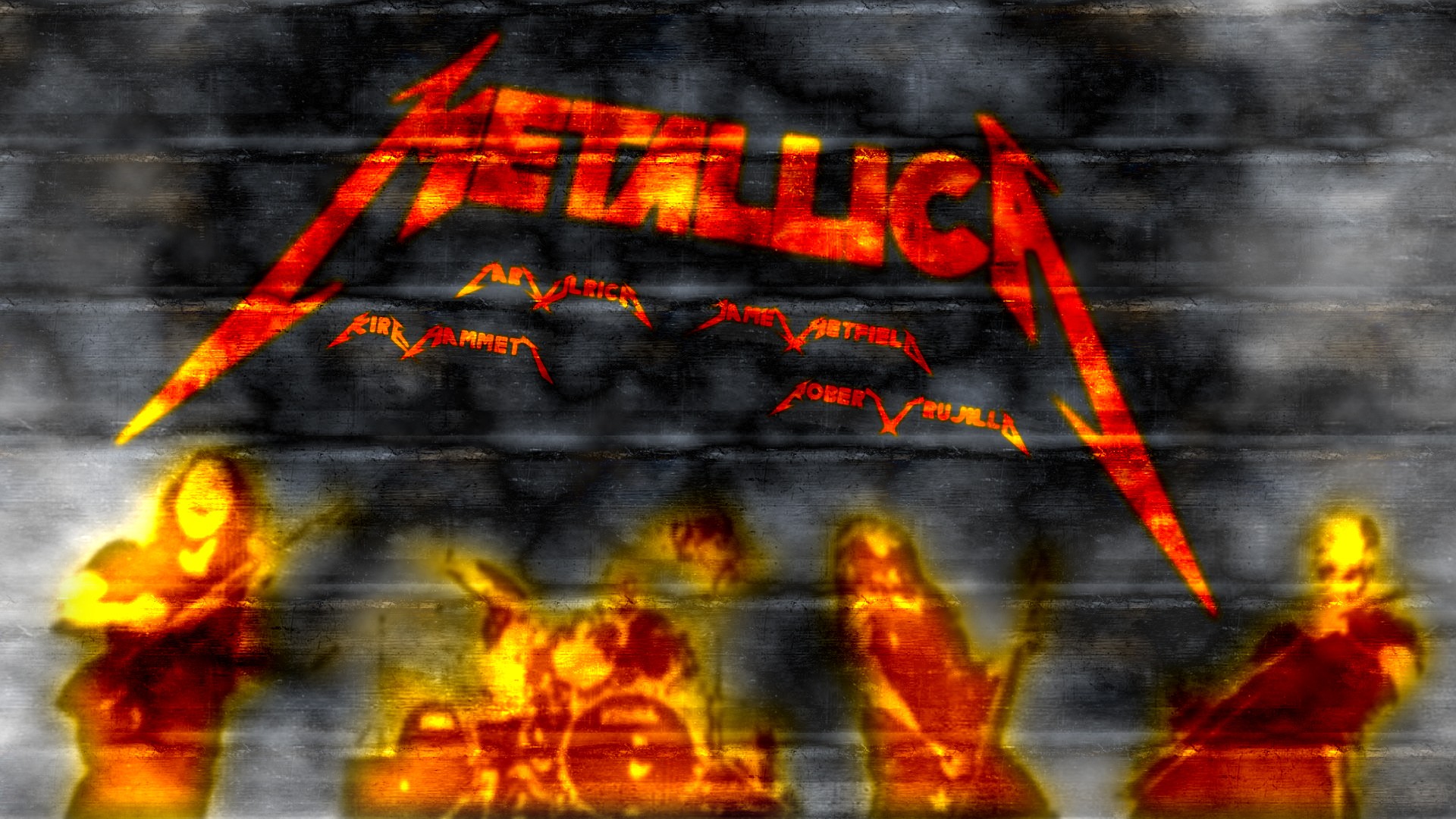 Metallica Big 4 Heavy Metal Band Logo 1920x1080
