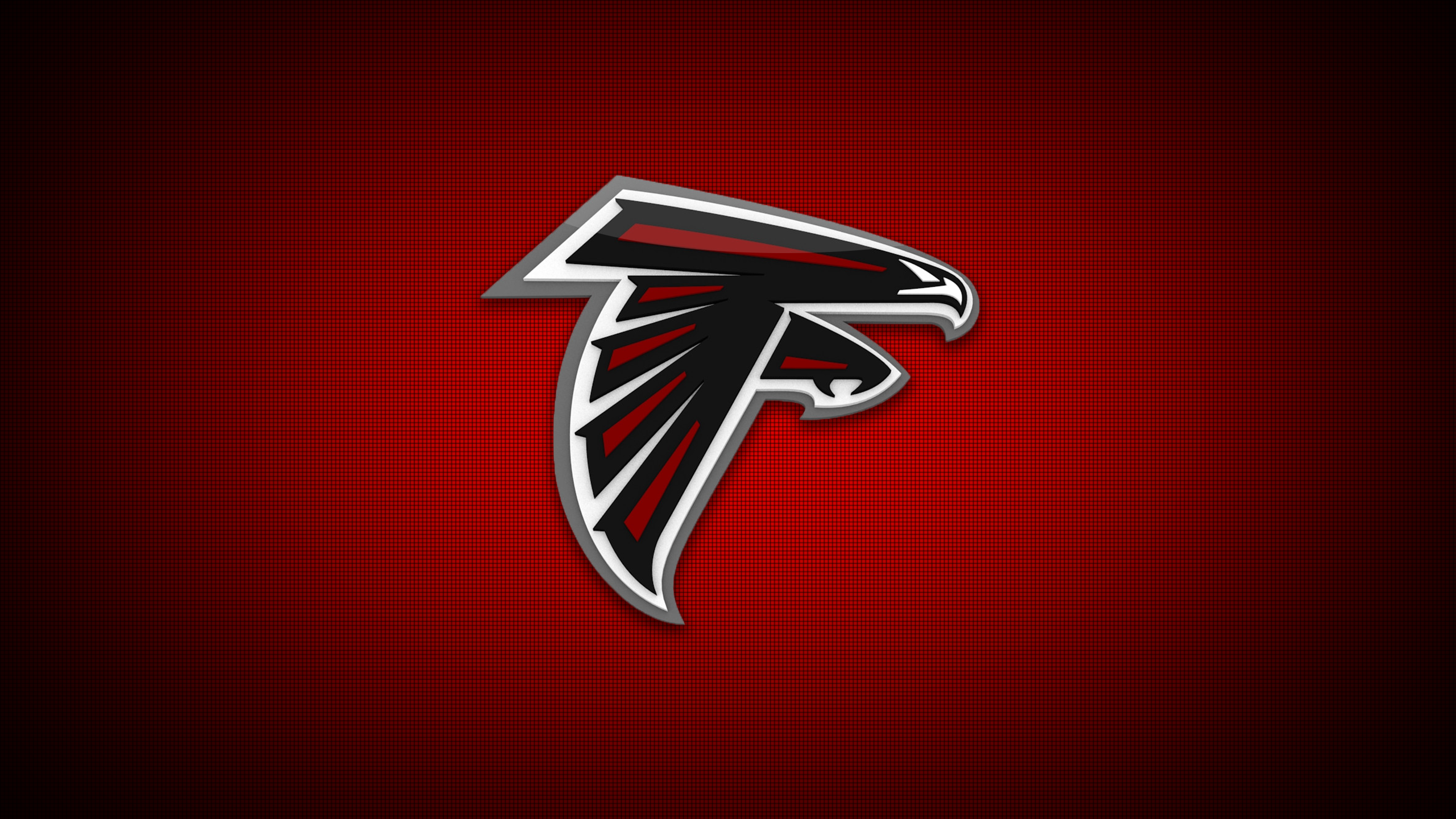 Falcons Logo Red Background Minimalism 2560x1440