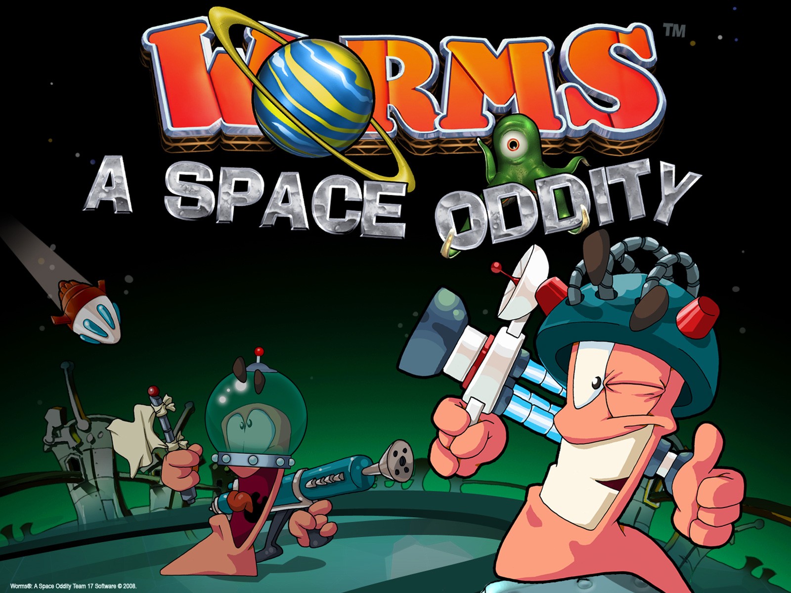 Worms Worms A Space Oddity Video Games 1600x1200