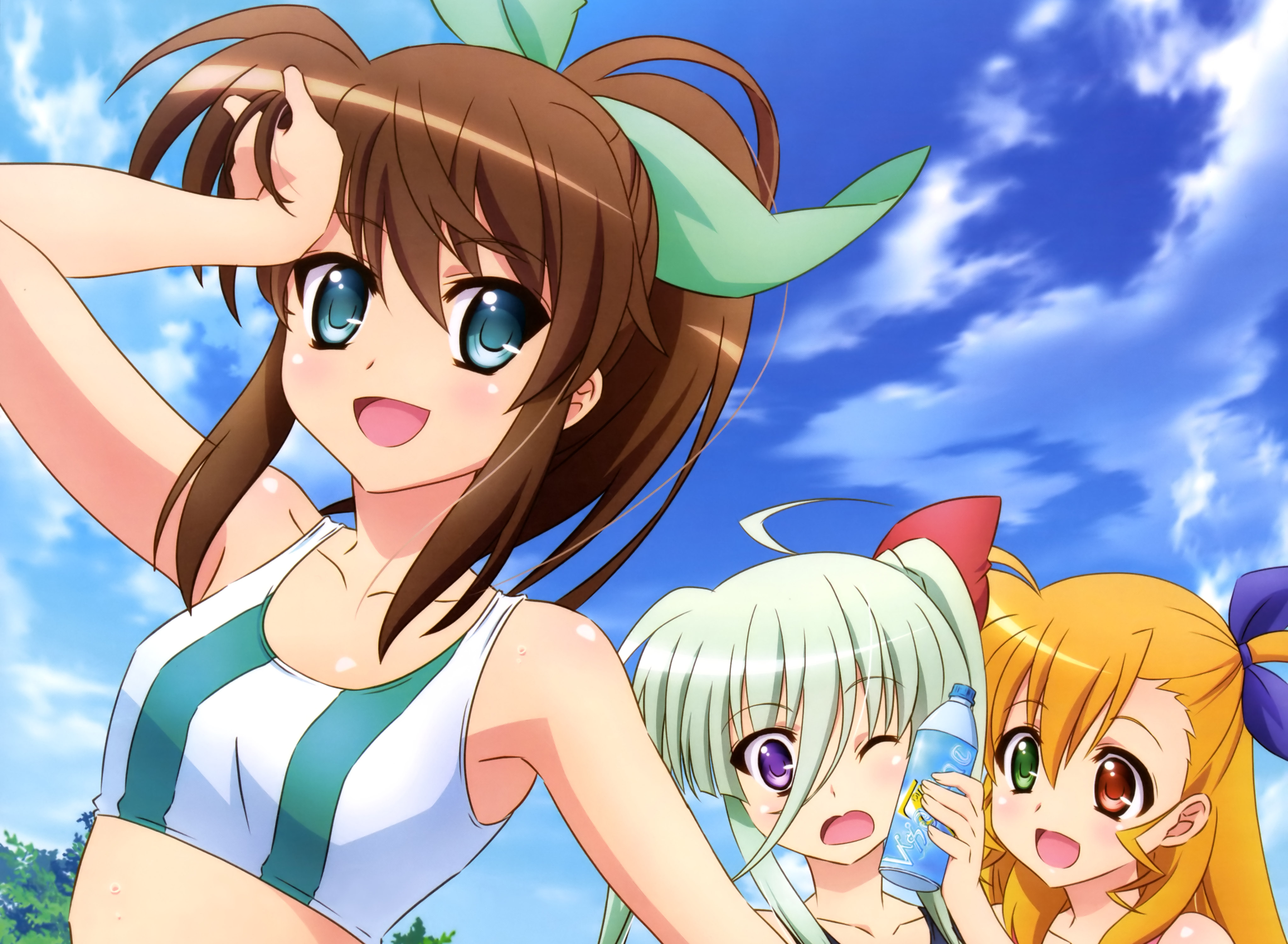 Fuuka Reventon Einhart Stratos Vivio ViVid Strike 4091x3000