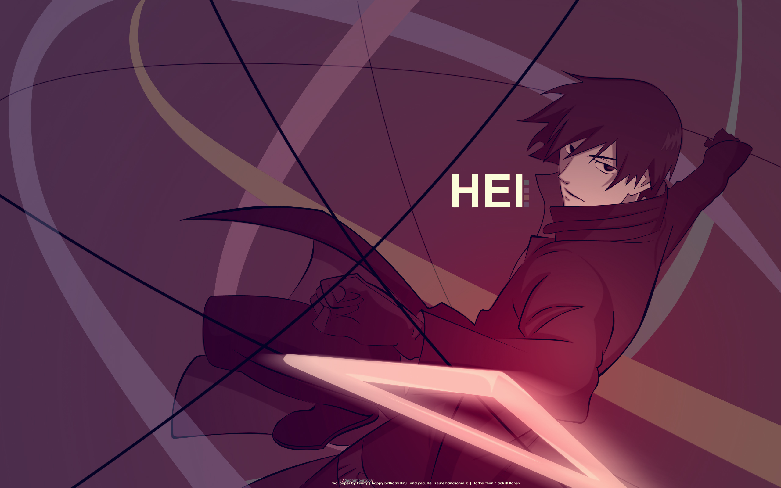 Anime Darker Than Black Anime Boys Hei 2560x1600