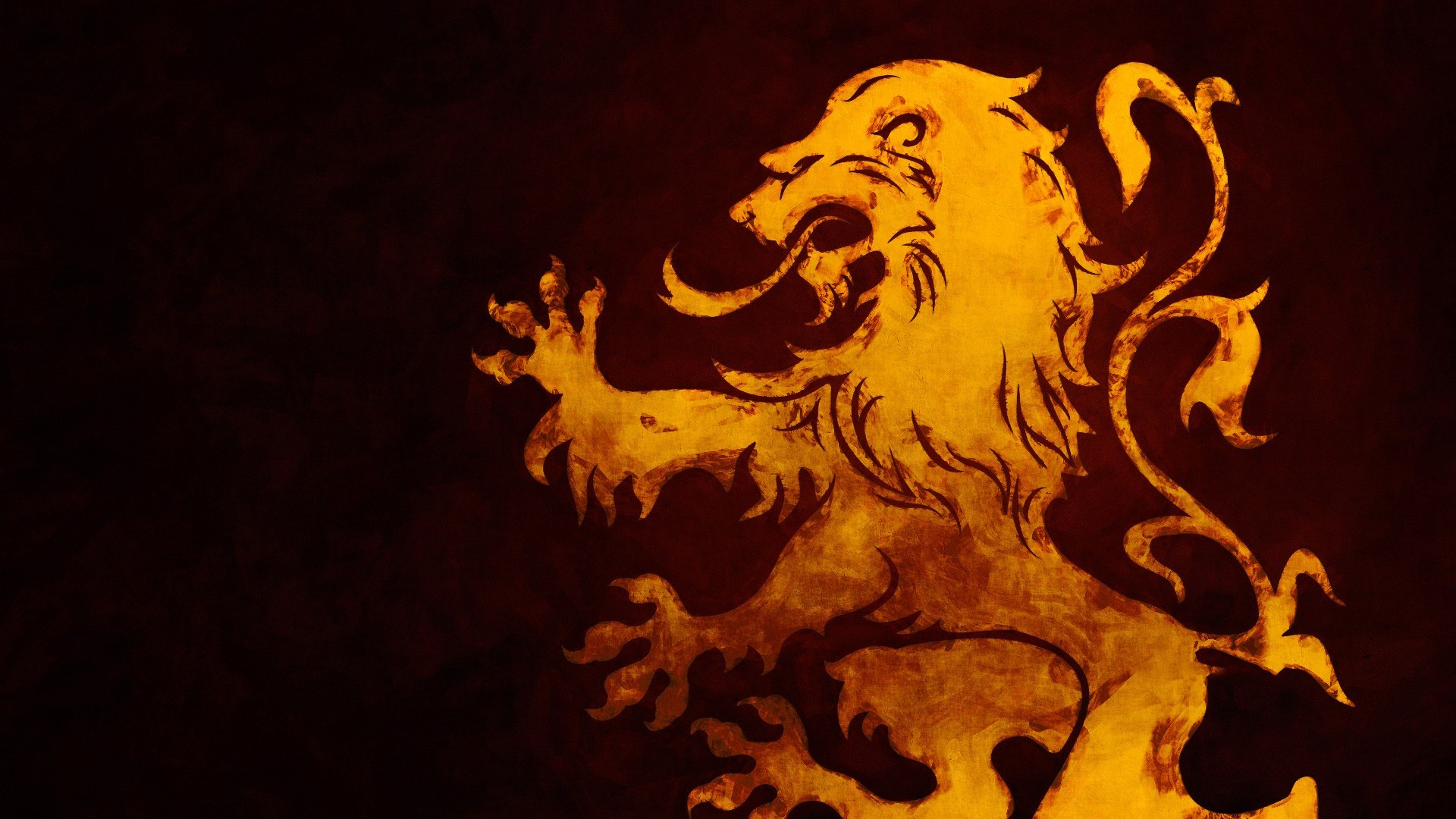 Game Of Thrones Lion Sigils House Lannister 1920x1080