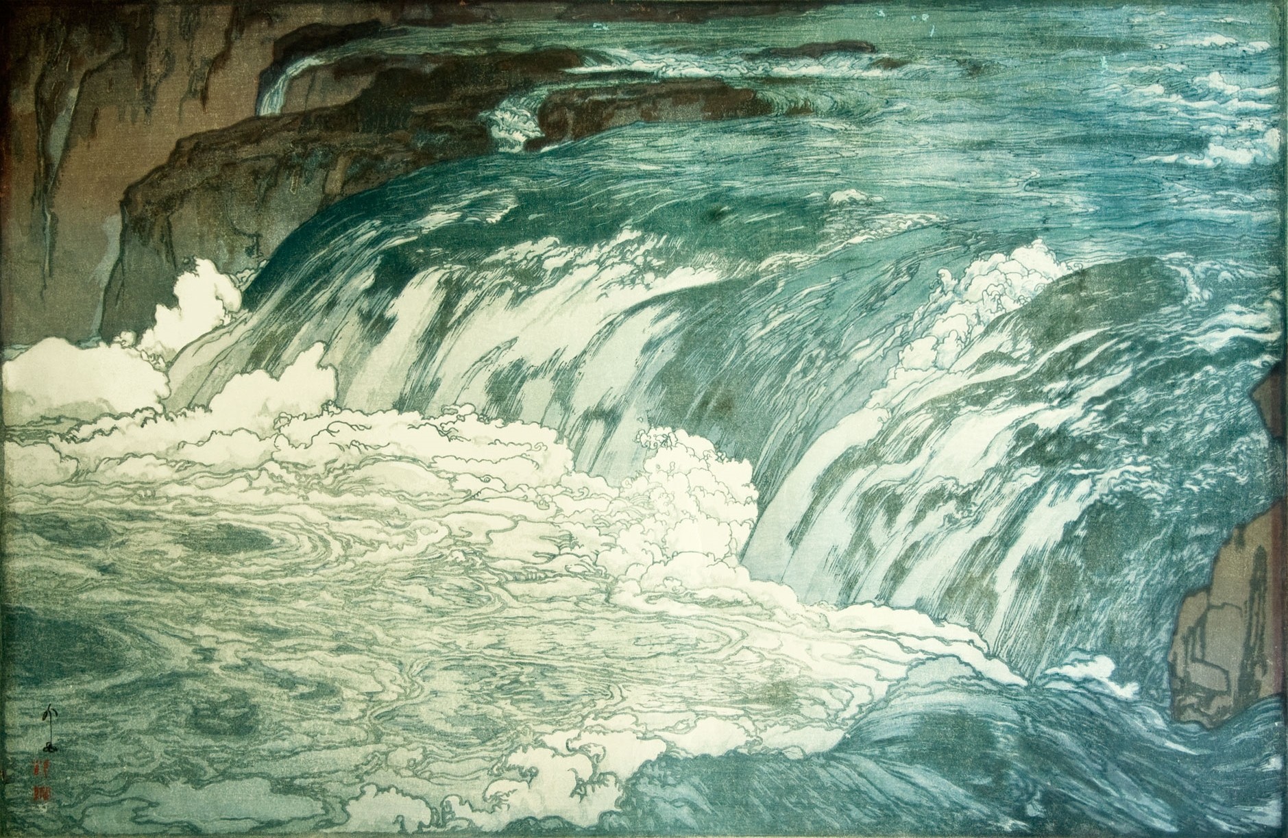 Yoshida Hiroshi Artwork Japanese Painting River Water 1879x1223