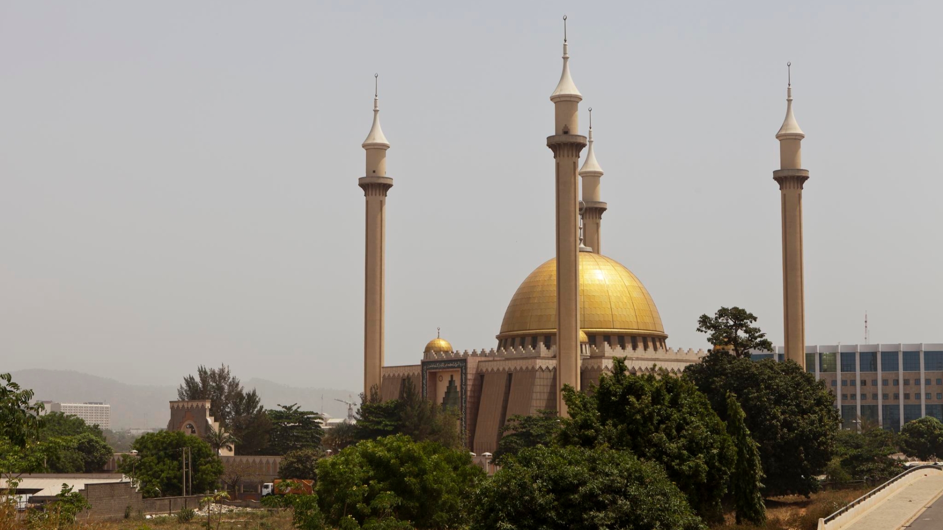 Religious Abuja National Mosque 1920x1080