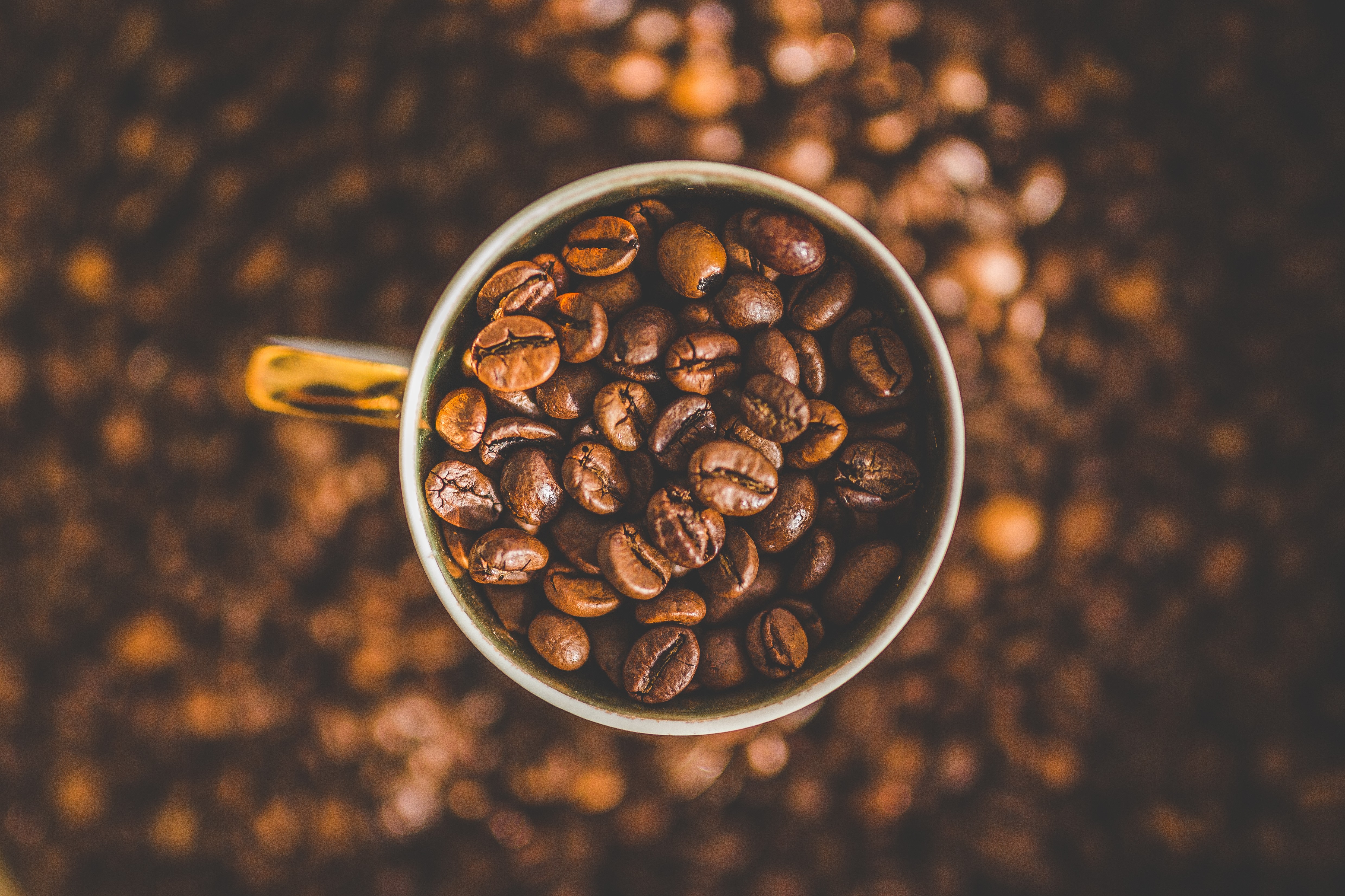 Depth Of Field Coffee Beans Mugs 4955x3303