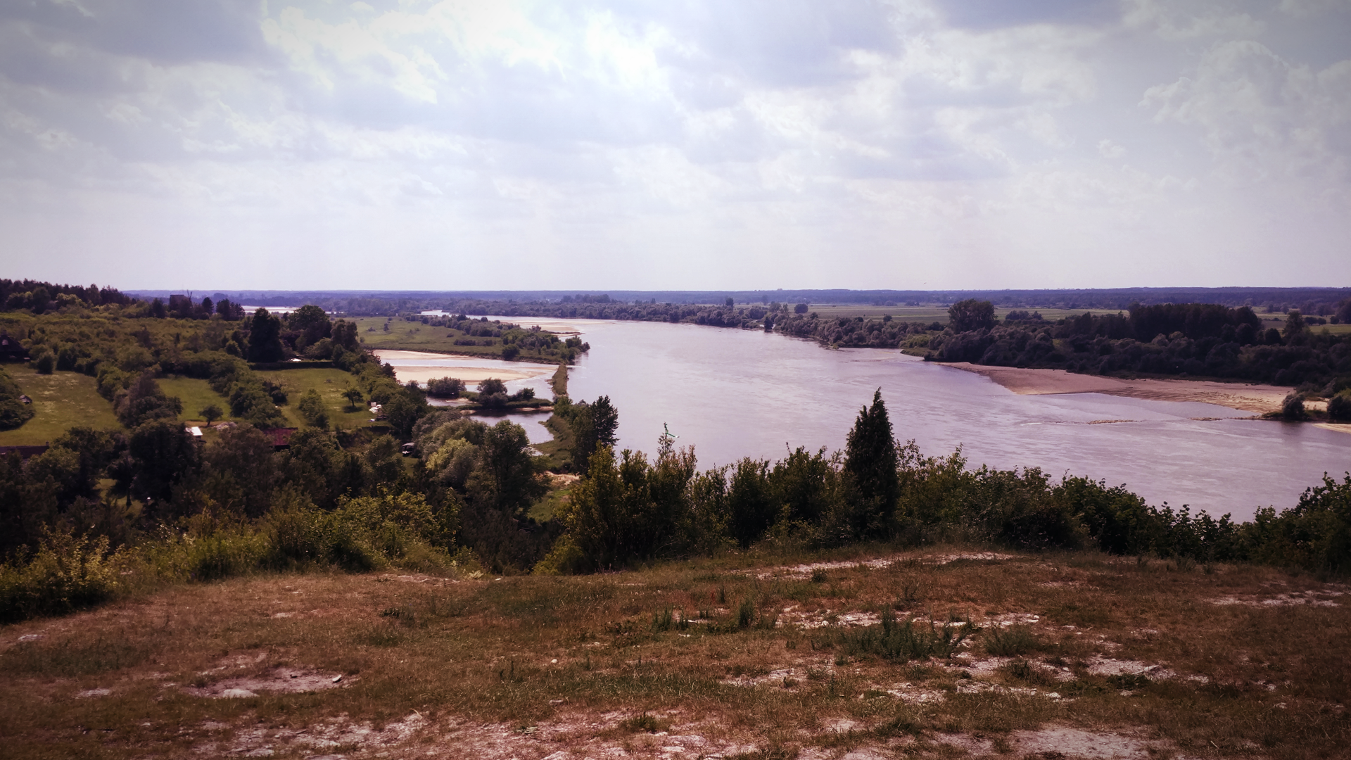 Poland River Vistula Landscape 1920x1080