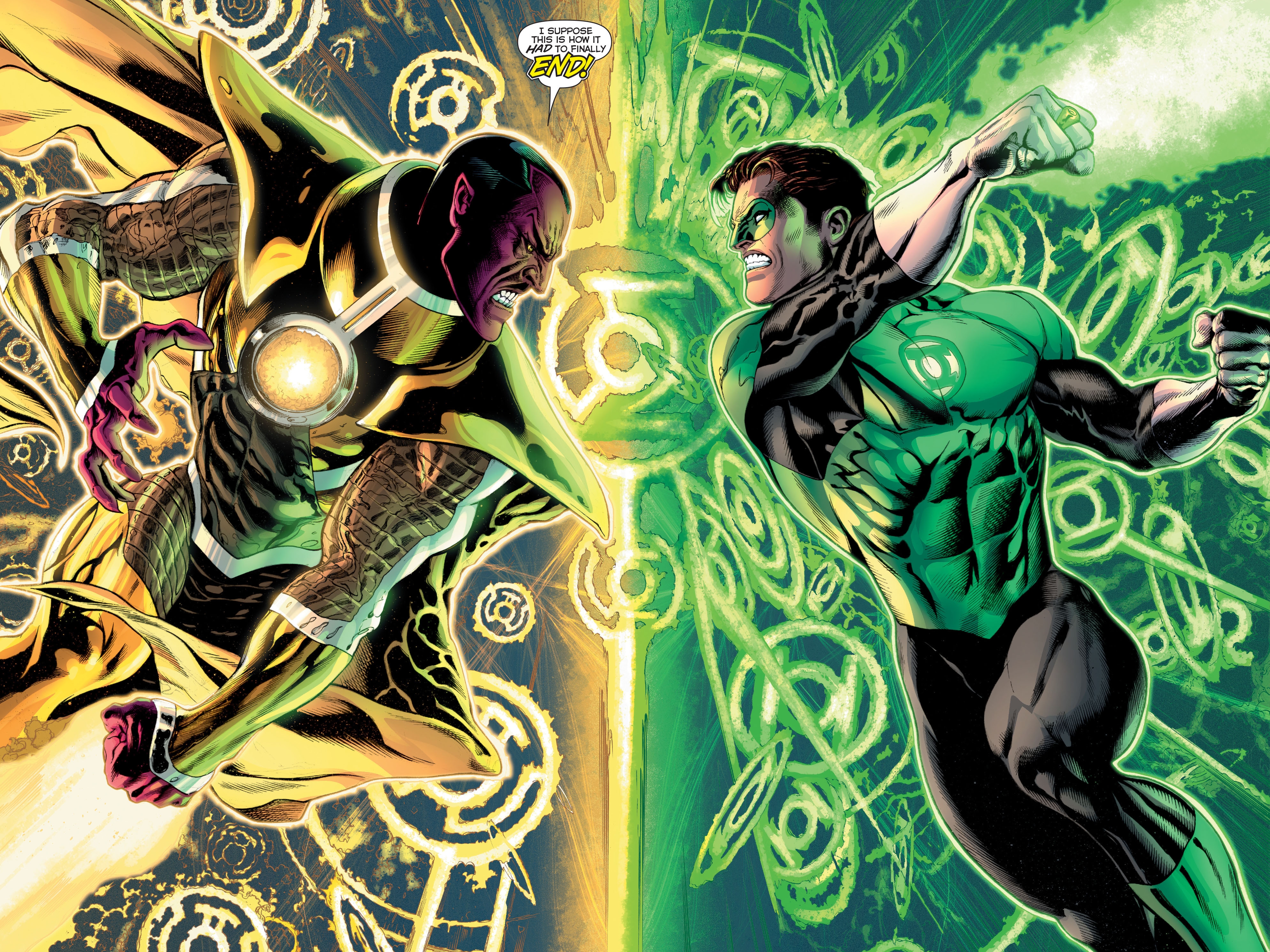 Comic Comics Green Lantern Corps Superhero Sinestro DC Comics 3975x2981