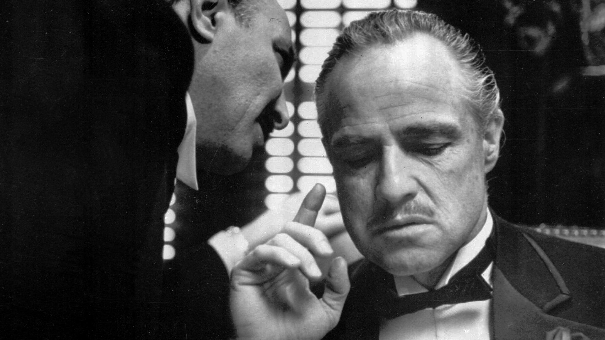 The Godfather Movies Monochrome Advice Marlon Brando Film Stills Vito Corleone Men 1972x1109