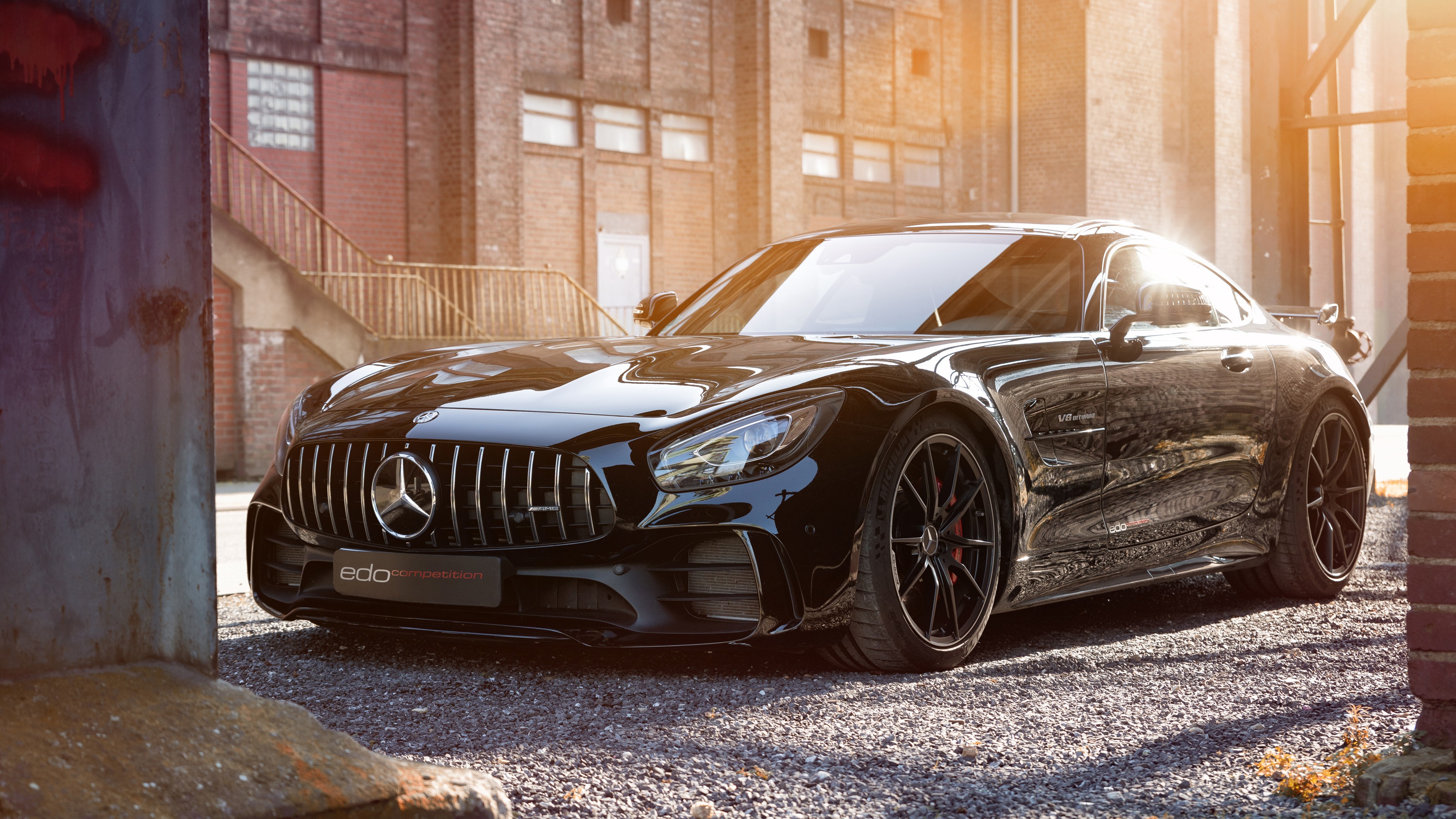 Mercedes AMG GTs Car Black Vehicle 3840x2160