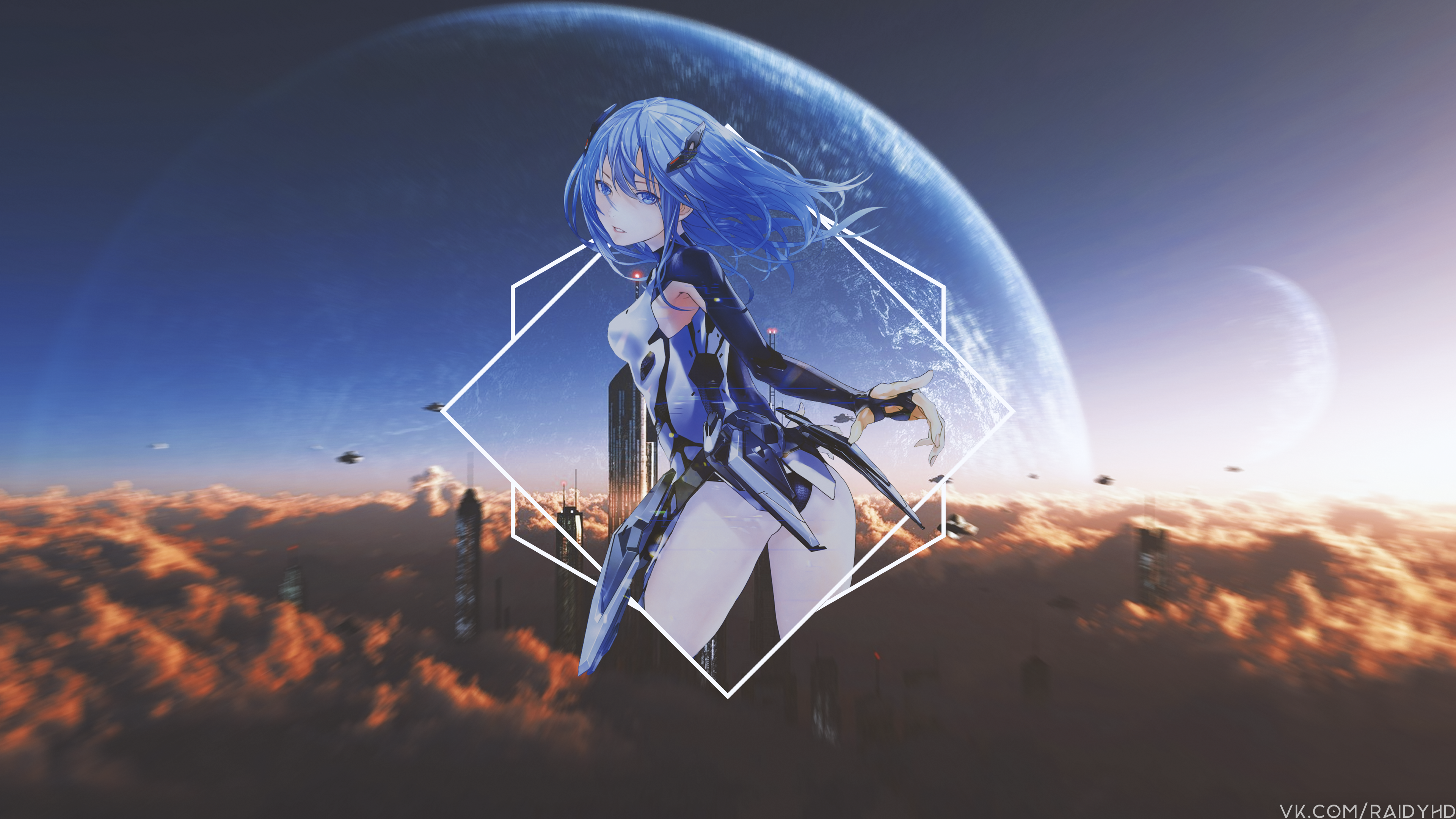 Anime Girls Anime Picture In Picture Lacia Beatless 3840x2160