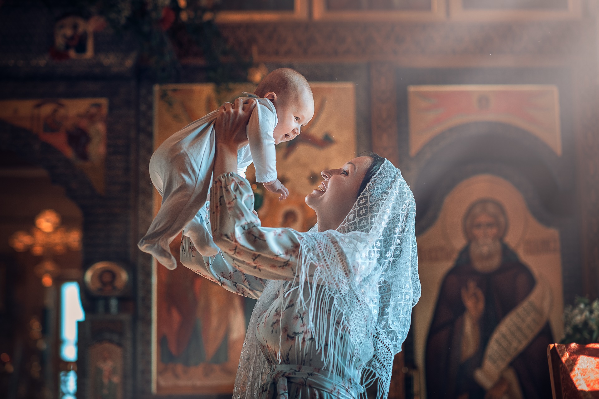 Church Mother Baby Love Women 1920x1280
