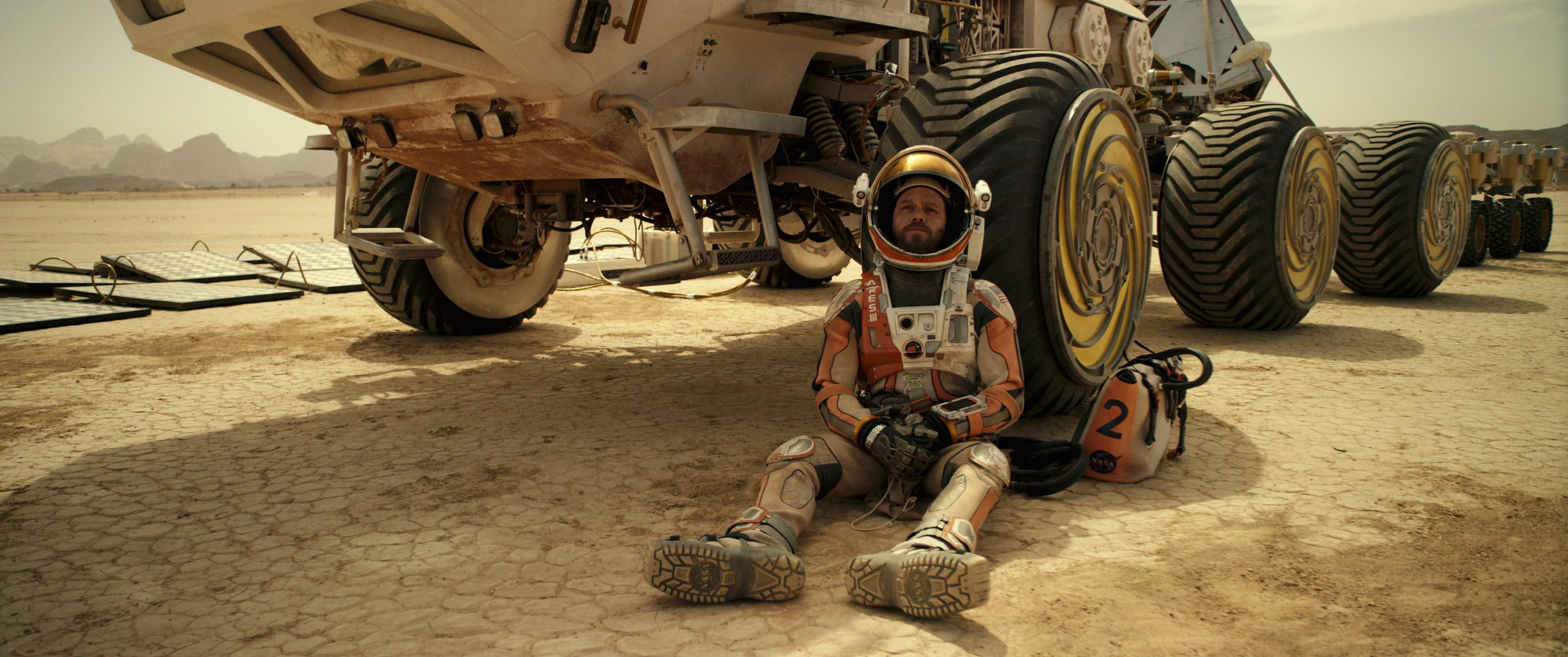 Astronaut Digital Art NASA The Martian Matt Damon 3440x1440