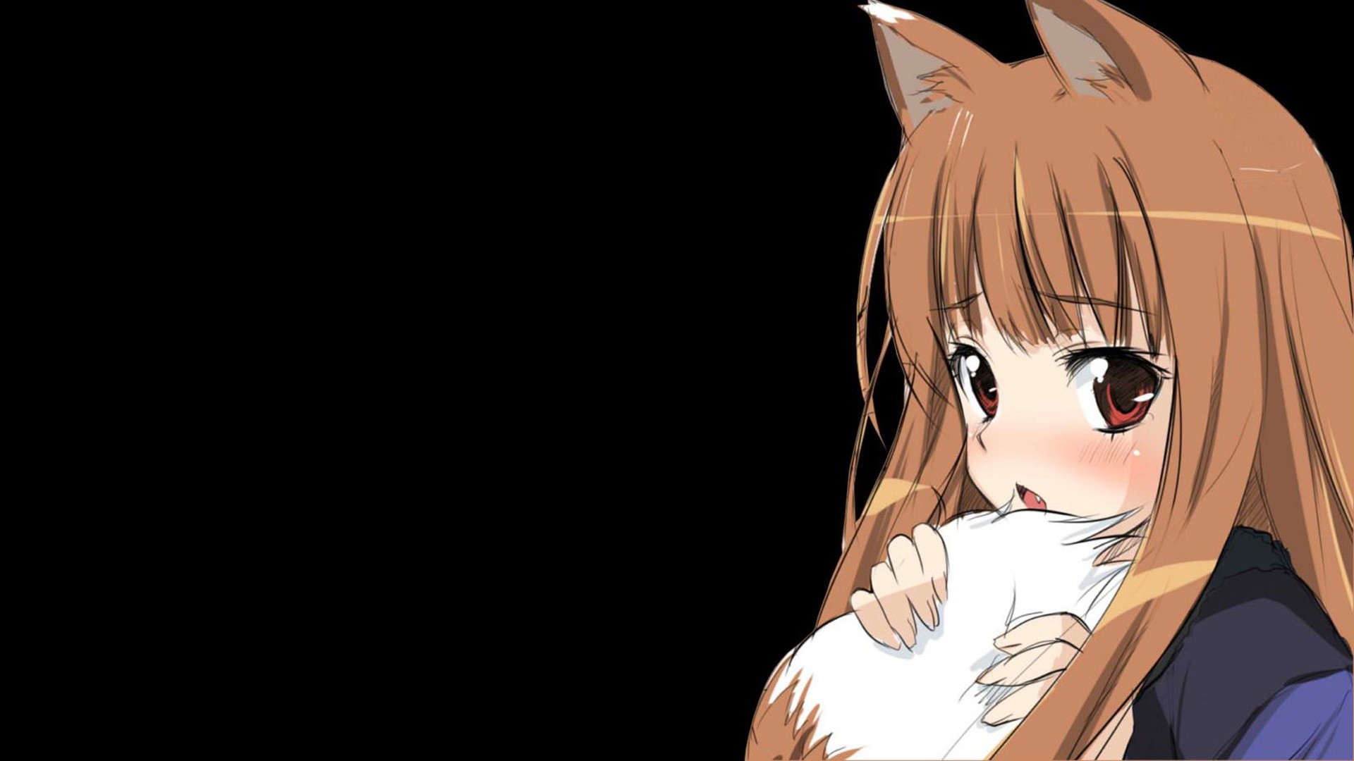 Anime Girls Holo Spice And Wolf Spice And Wolf Open Mouth Anime Long Hair Okamimimi 1920x1080