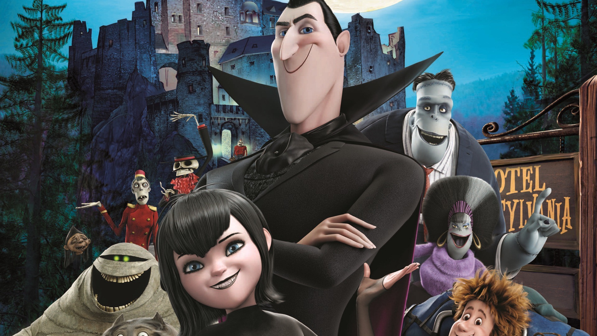 Dracula Hotel Transylvania Mavis Hotel Transylvania Frankenstein Hotel Transylvania Murray Hotel Tra 1920x1080