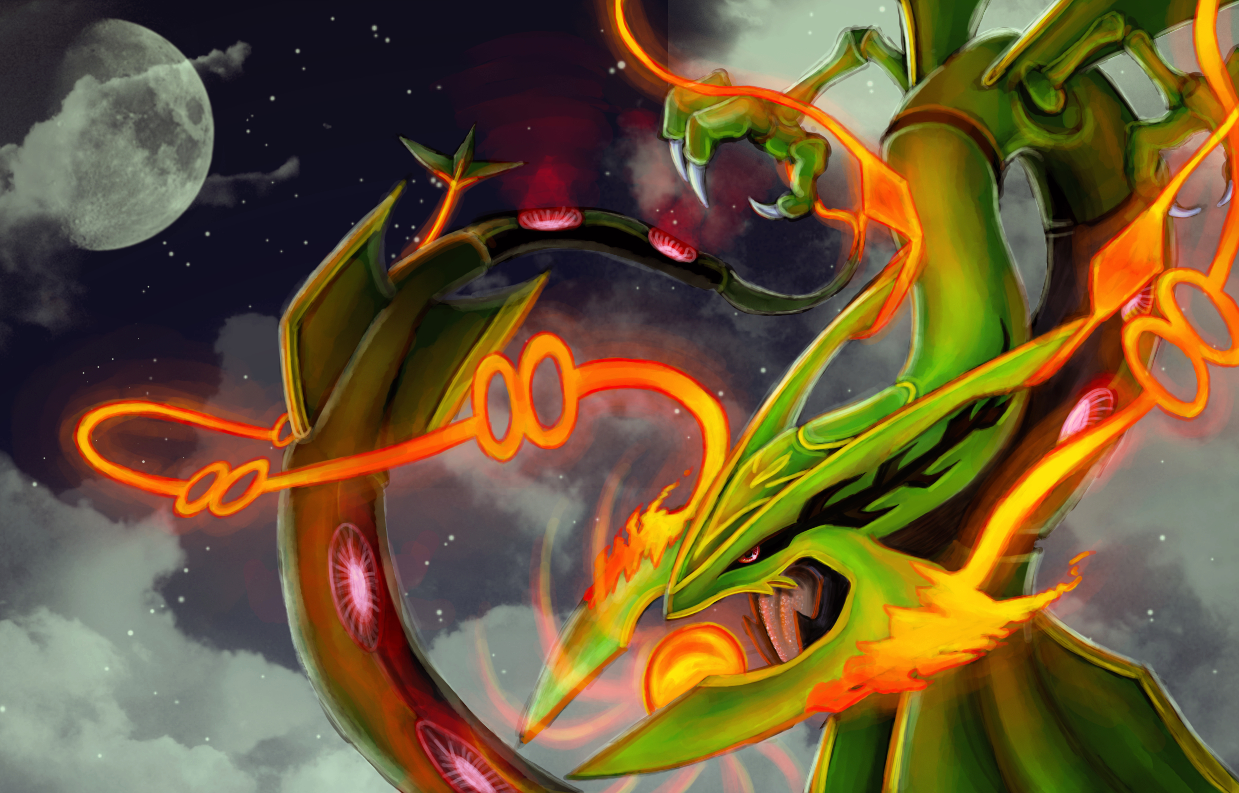 Rayquaza Pokemon 2500x1600