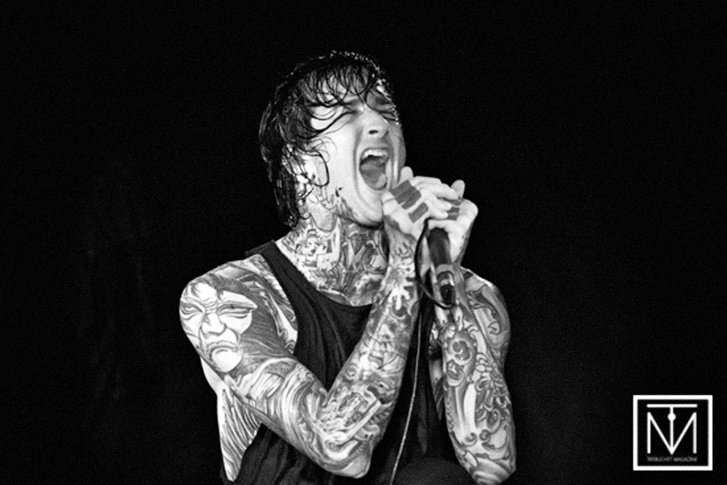HD wallpaper: suicide silence mitch lucker, tattoo, one person, adult,  individuality | Wallpaper Flare
