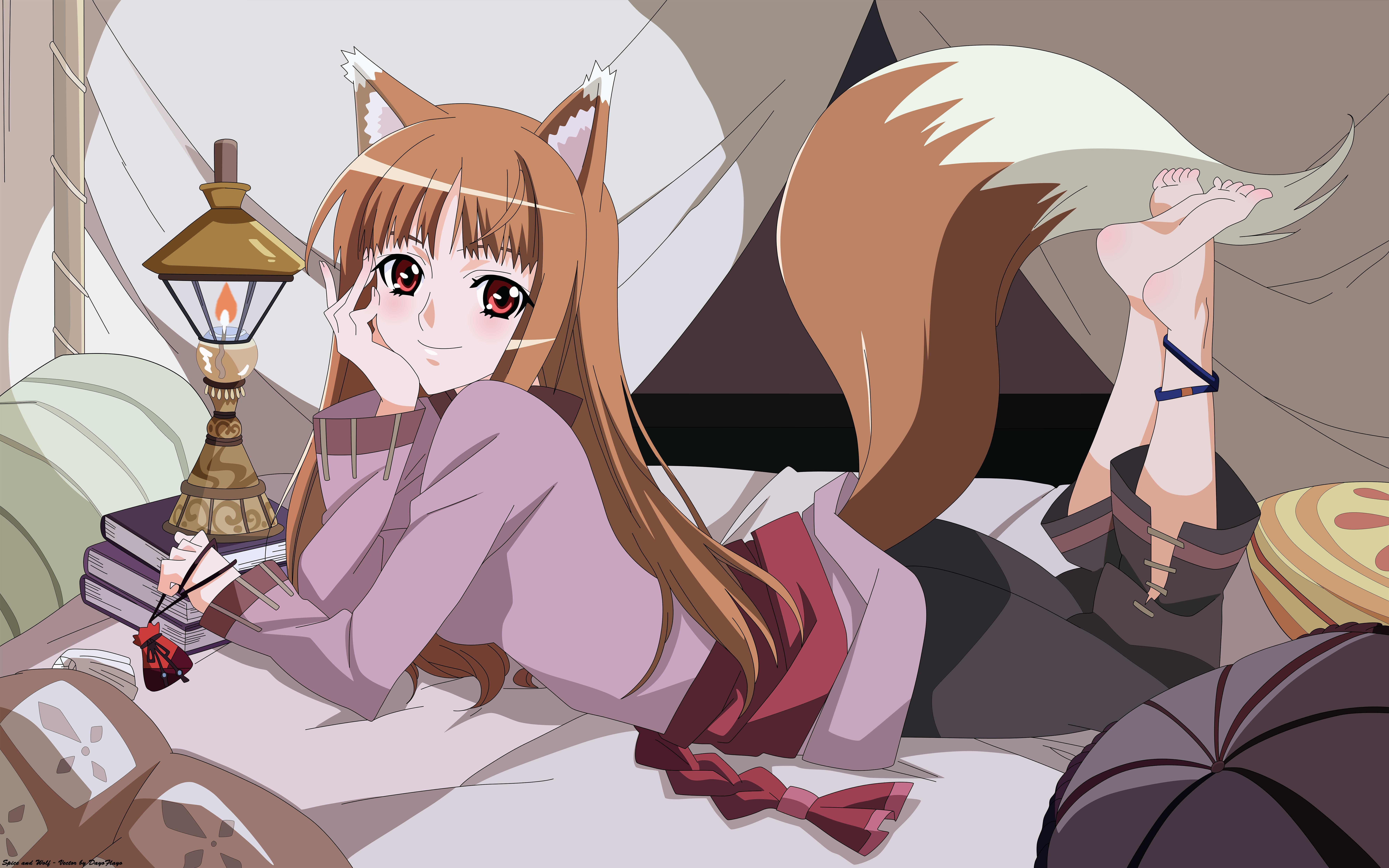 Anime Anime Girls Holo Spice And Wolf Spice And Wolf Okamimimi 7997x4997