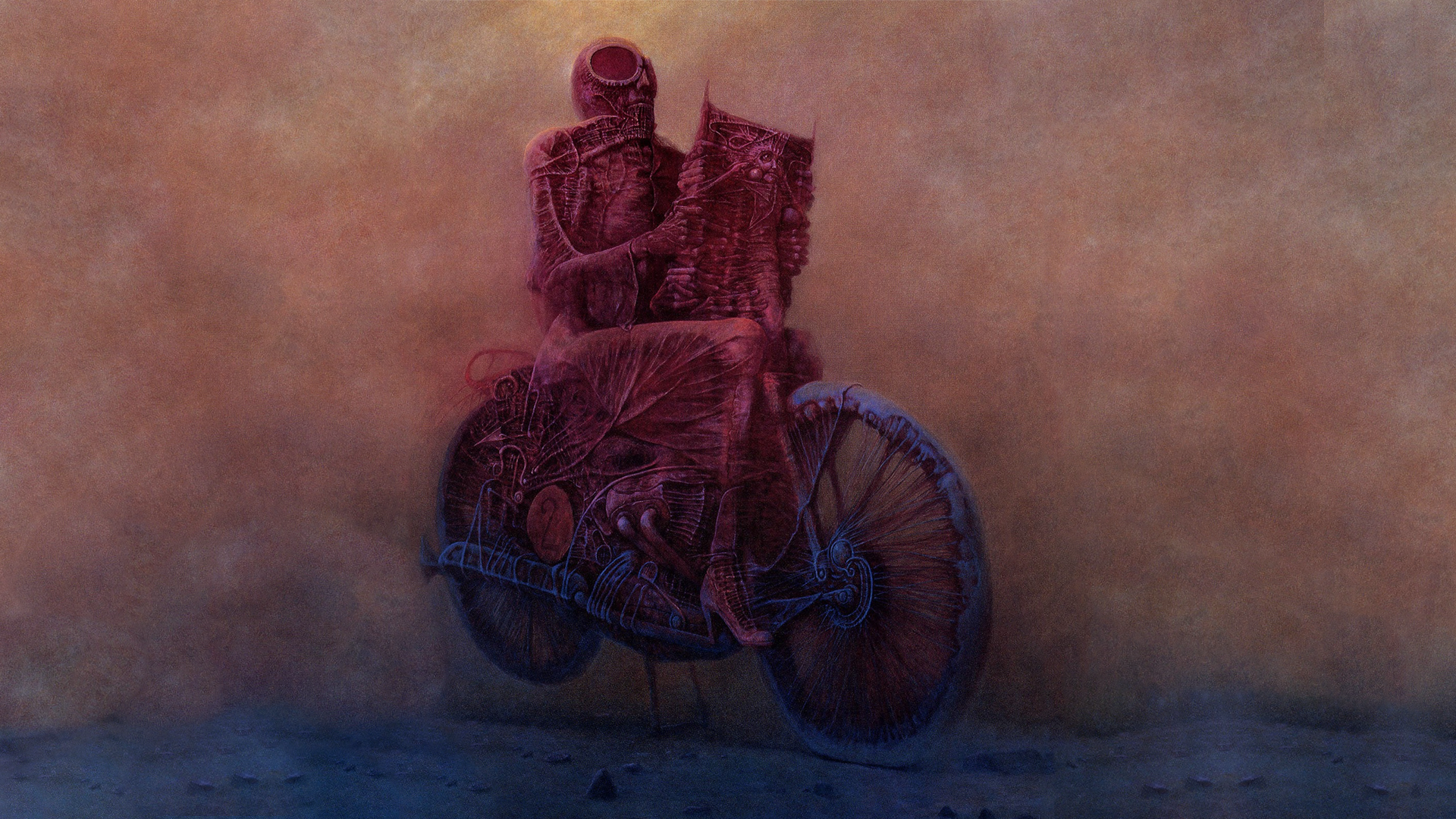 Zdzis Aw Beksi Ski Fantastic Realism Creepy Surreal Polish 1920x1080