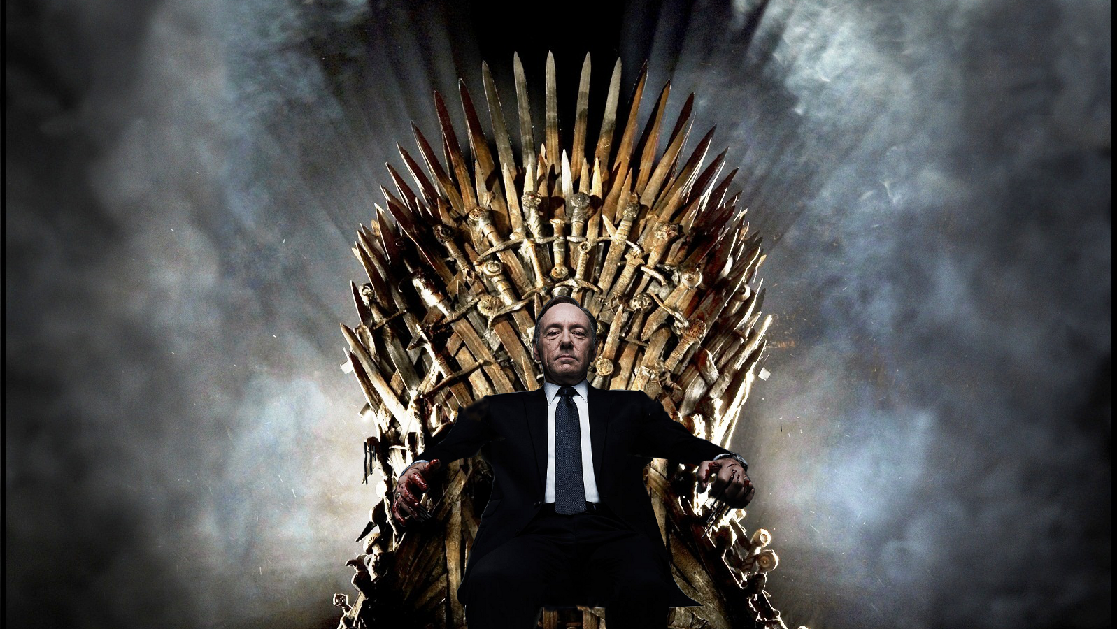Game Of Thrones Kevin Spacey House Of Cards Crossover Iron Throne Frank Underwood 1597x900
